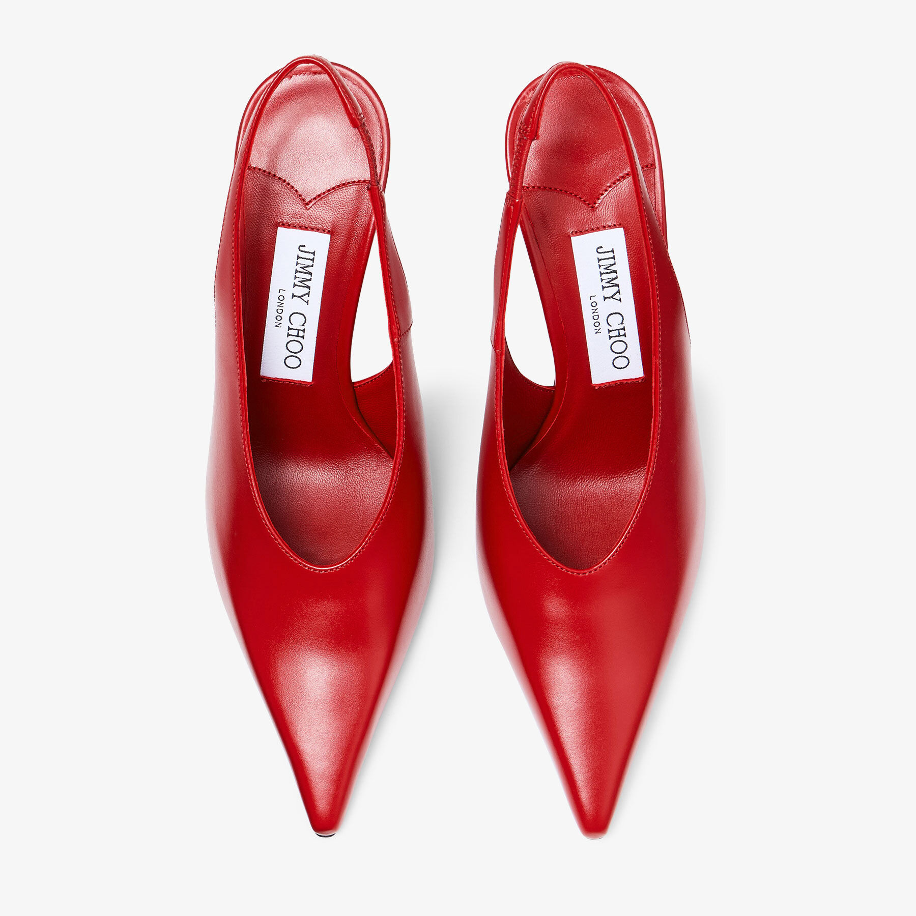 Isa 95
Ruby Red Leather Pumps - 5