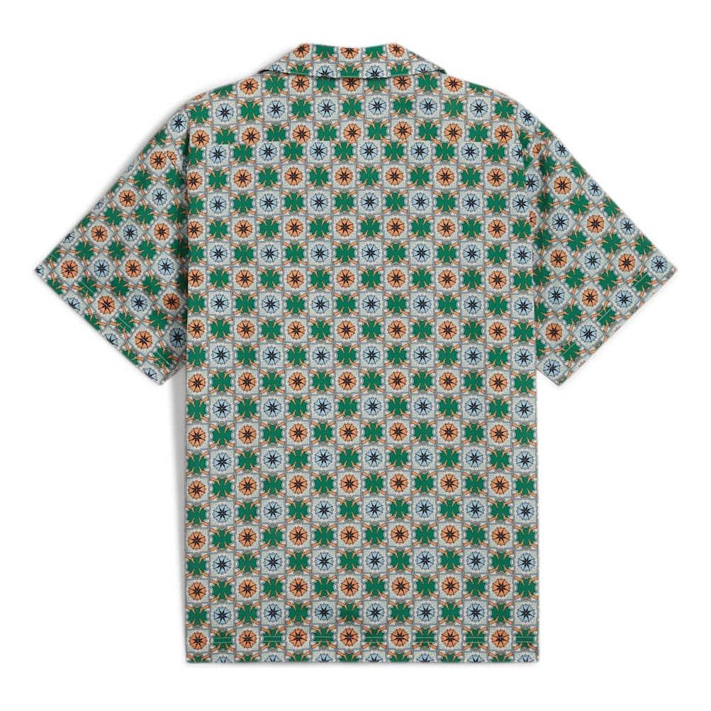 PUMA Classics New Prep Aop Woven Shirt 'Green' 627953-86 - 2
