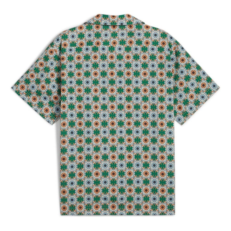 PUMA PUMA Classics New Prep Aop Woven Shirt 'Green' 627953-86 outlook