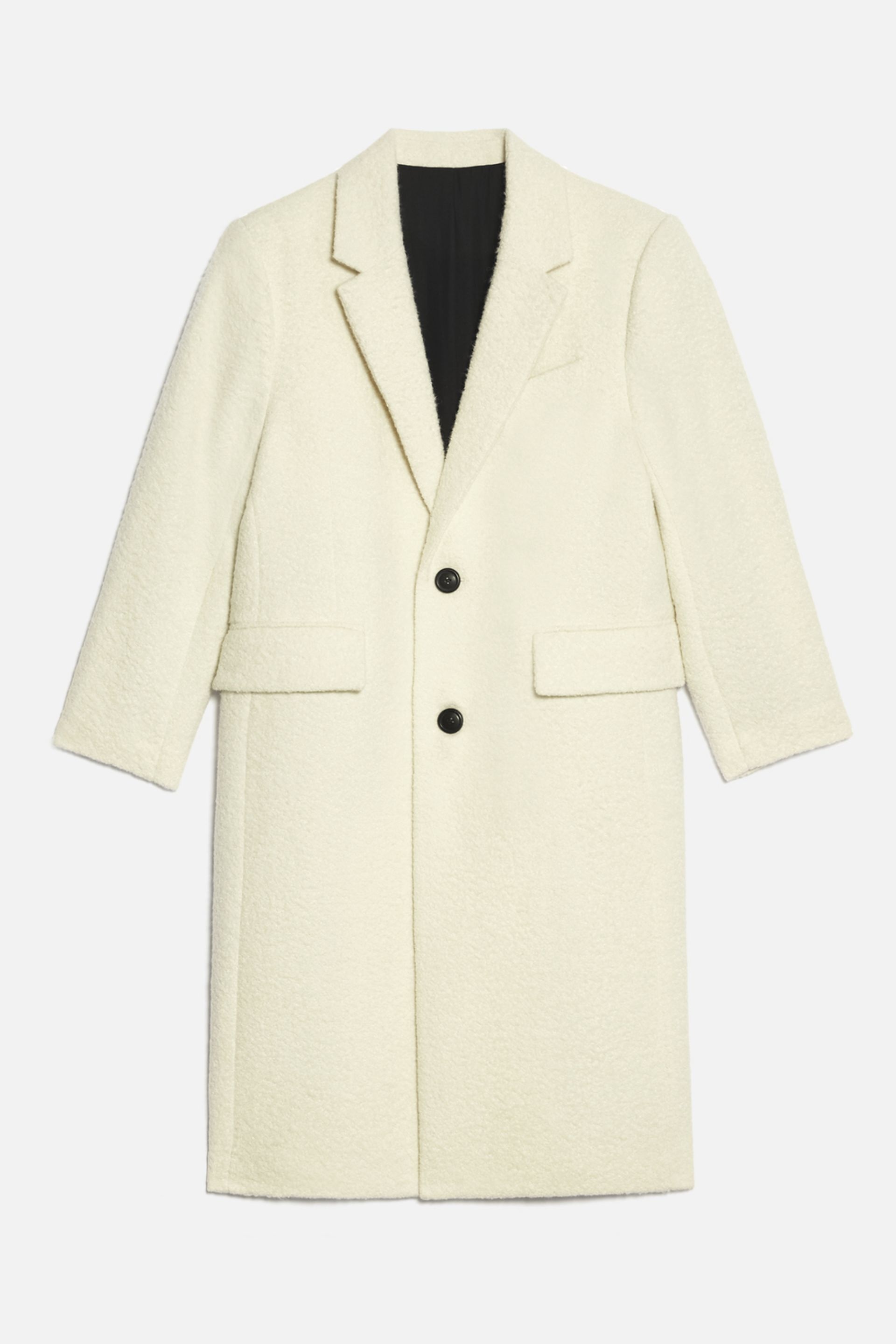 Two Buttons Structured Coat - 4