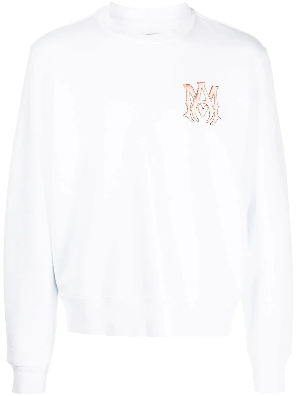 logo-lettering sweatshirt - 1