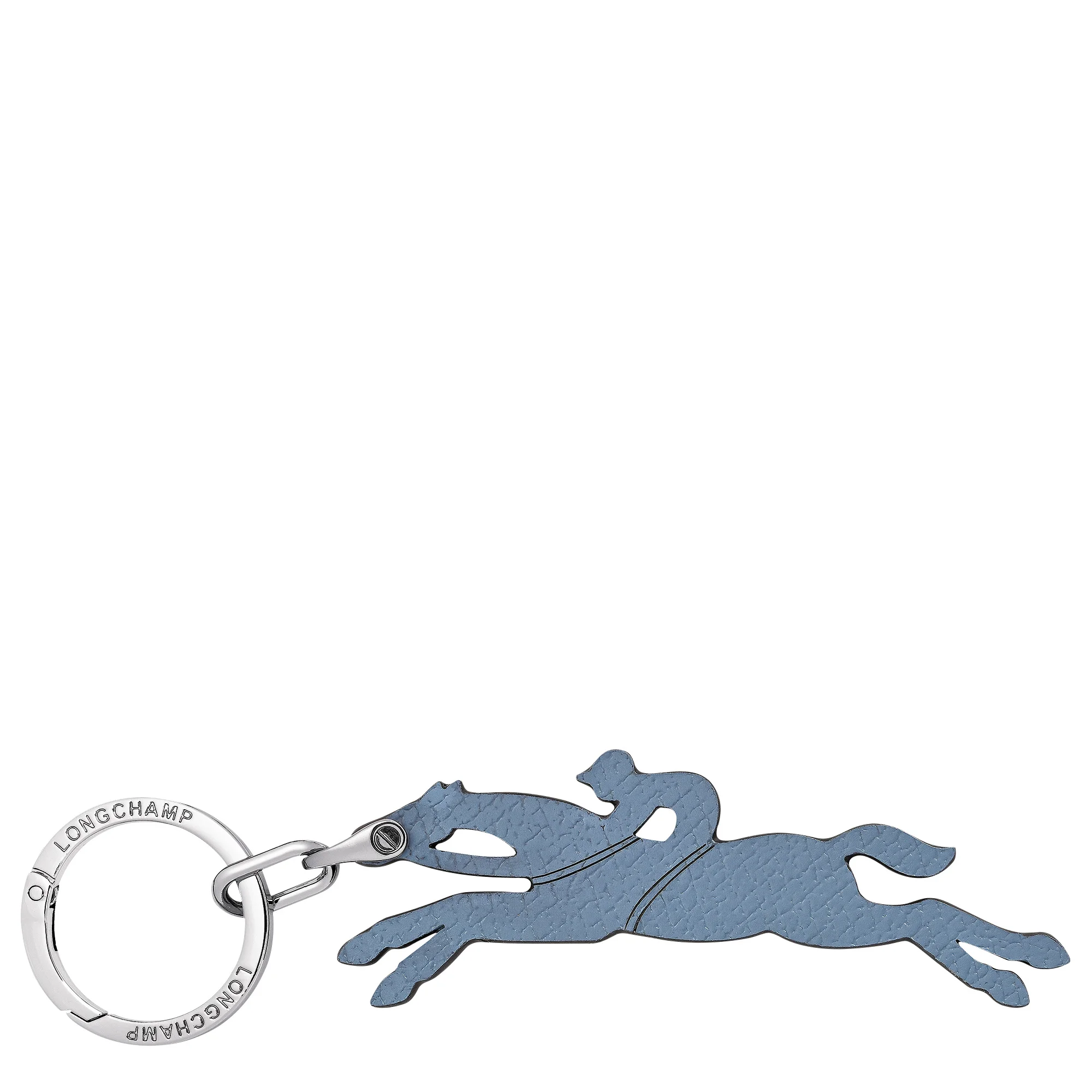Le Pliage Original Key ring Slate - Leather - 1