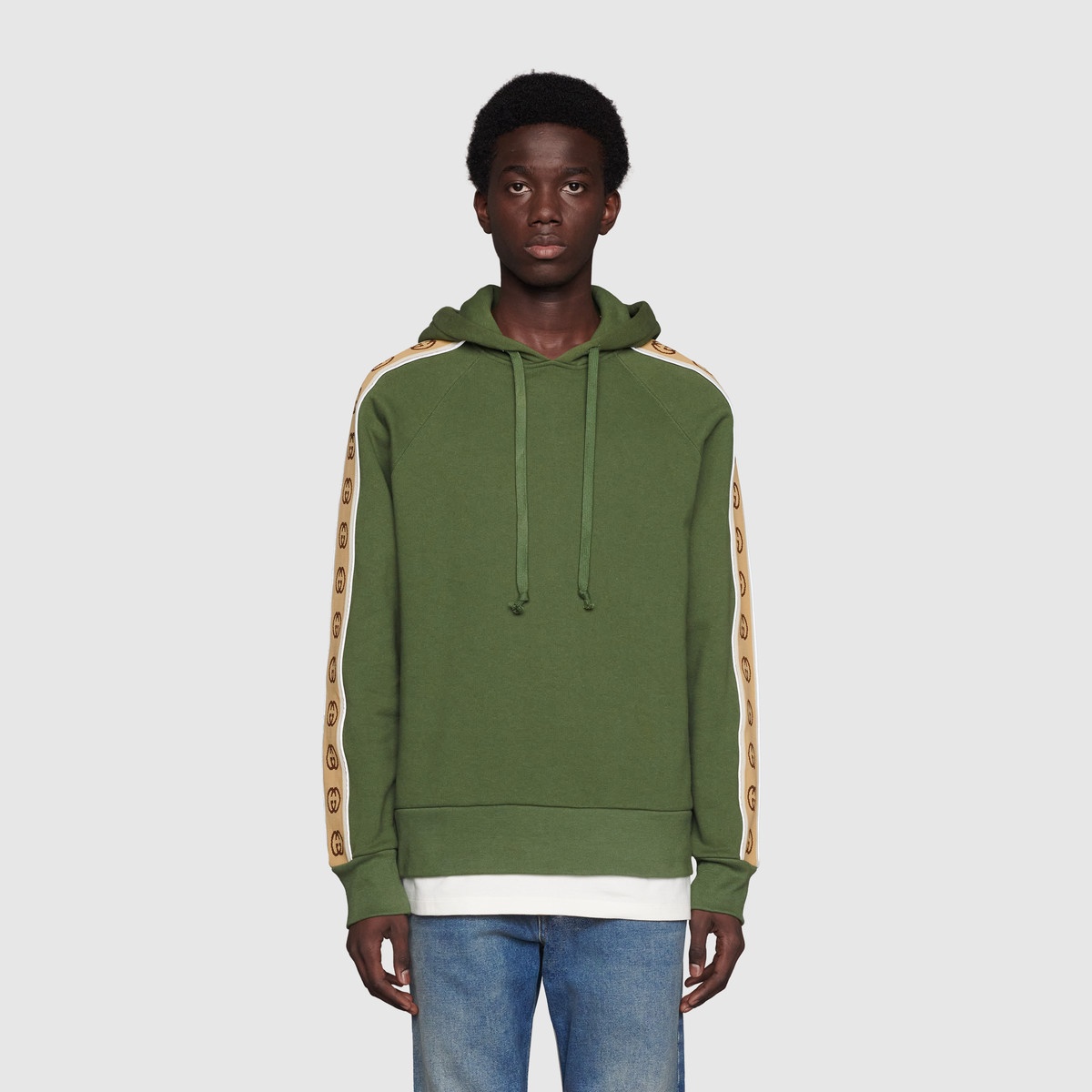 Cotton jersey hooded sweatshirt - 3