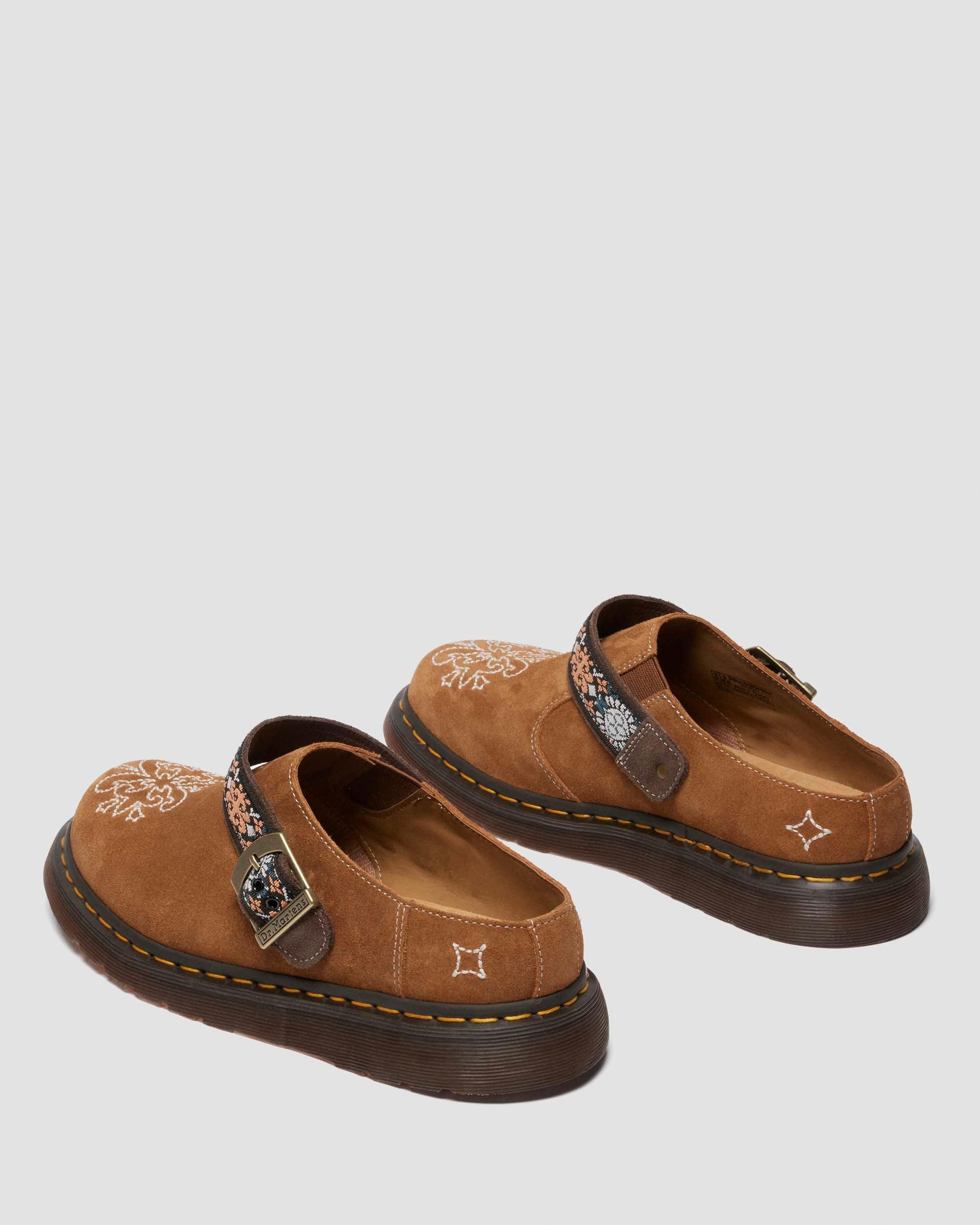 Isham Suede and Jacquard Mules - 9