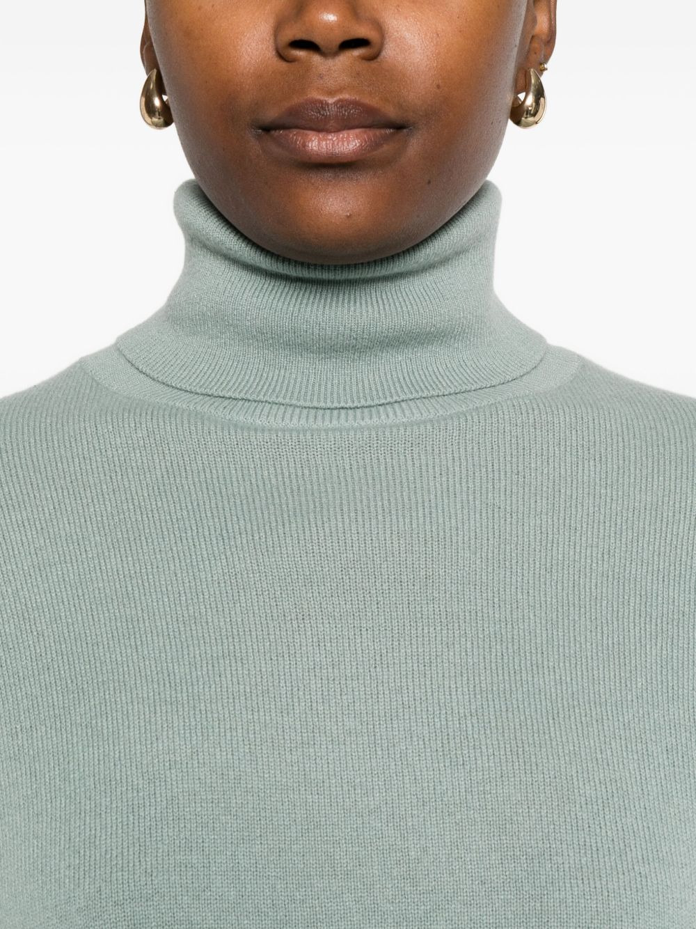 turtleneck long-sleeve sweater - 5