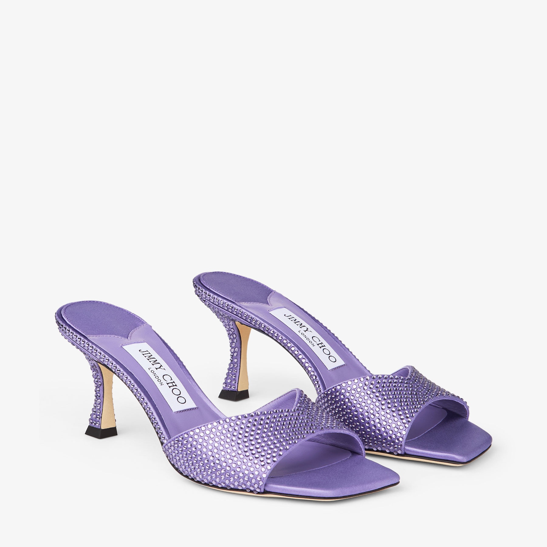 Skye 70
Tanzanite Satin Crystal Sandals - 2