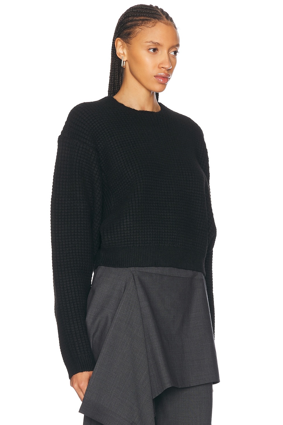 Cropped Crewneck Sweatshirt - 2