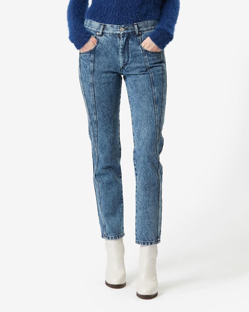 VIKIRA STRAIGHT-CUT JEANS - 4