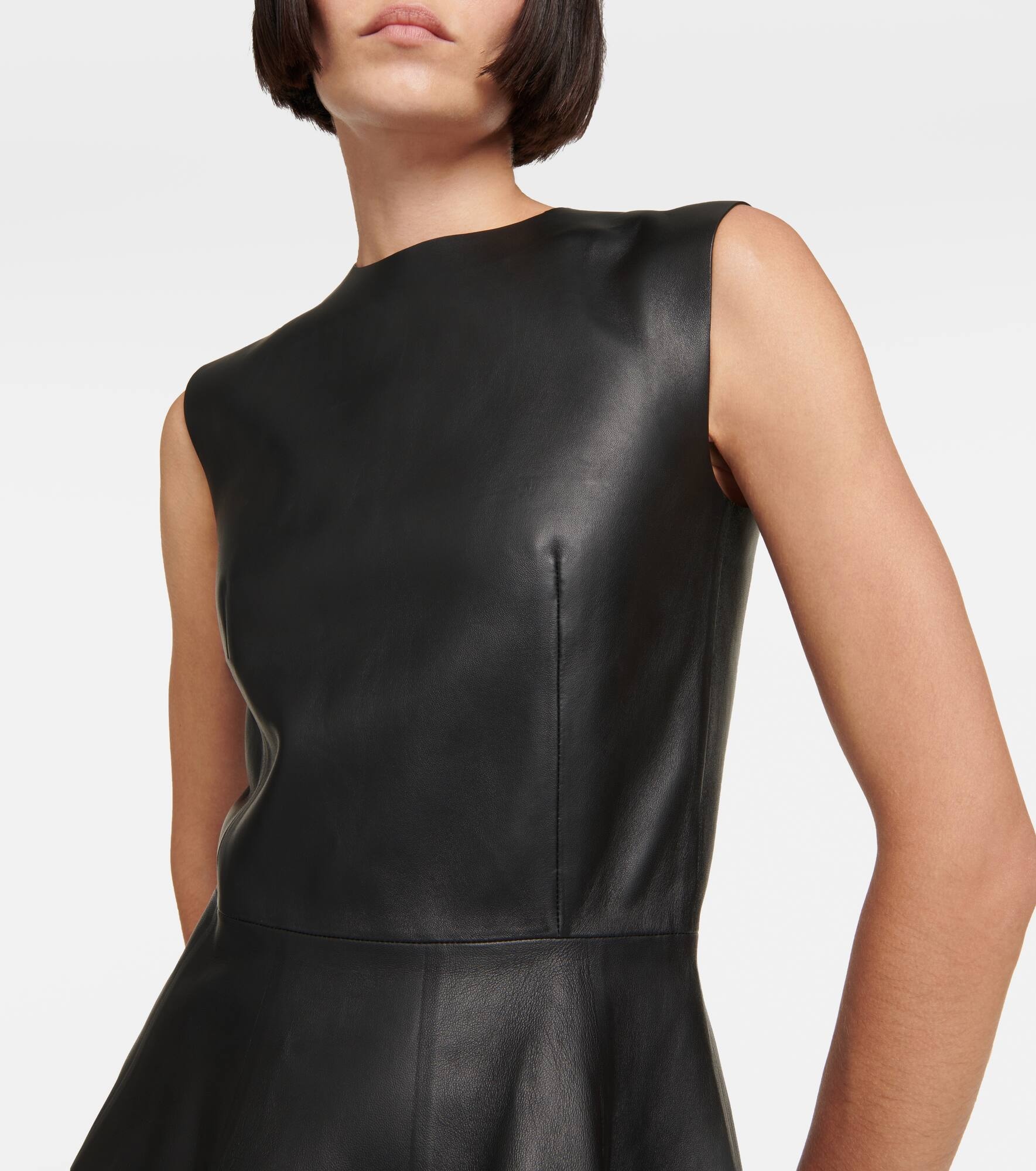Leather minidress - 4