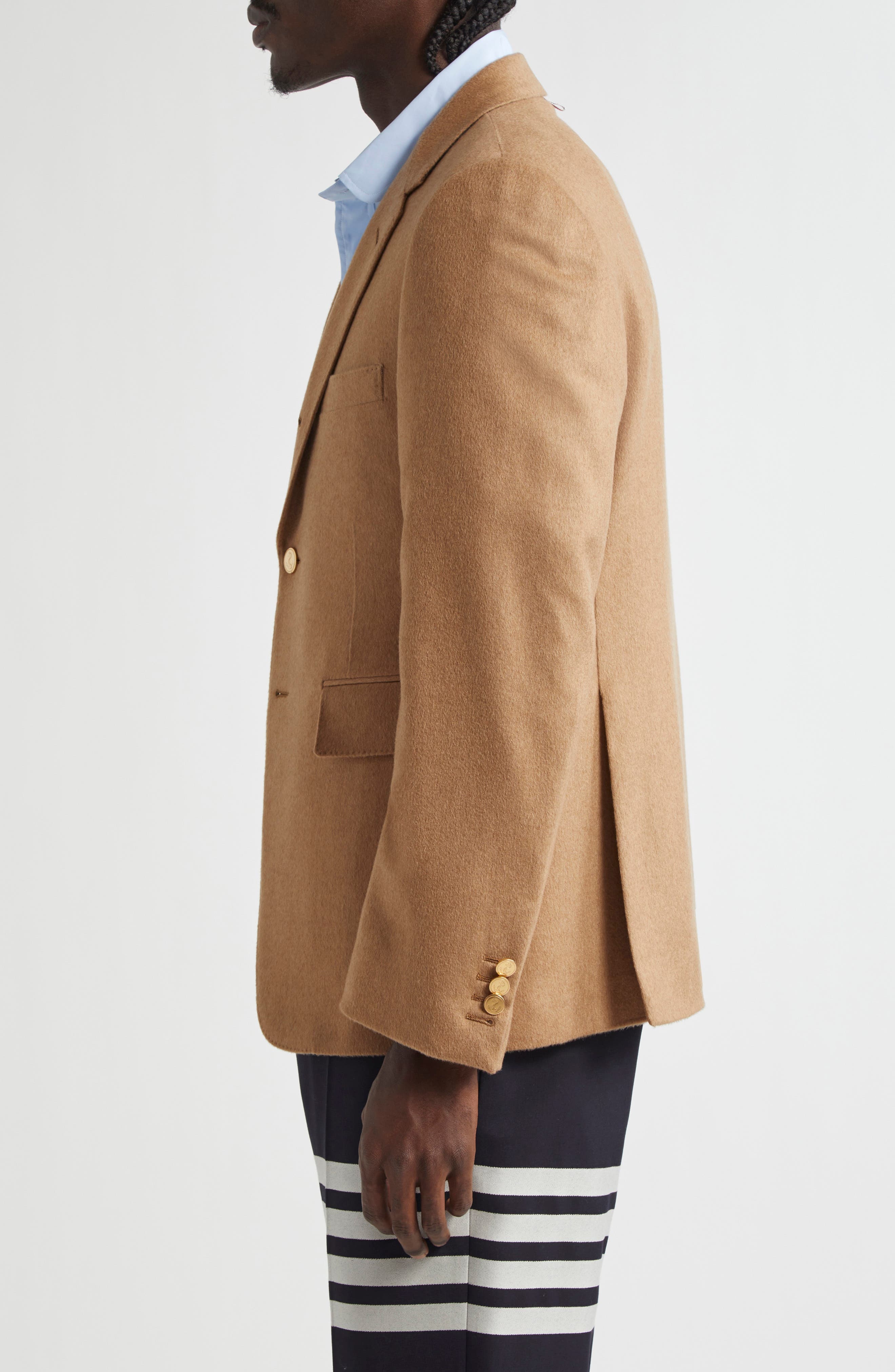 Thom Browne Fit 1 Classic Camel Hair Sport Coat at Nordstrom - 4