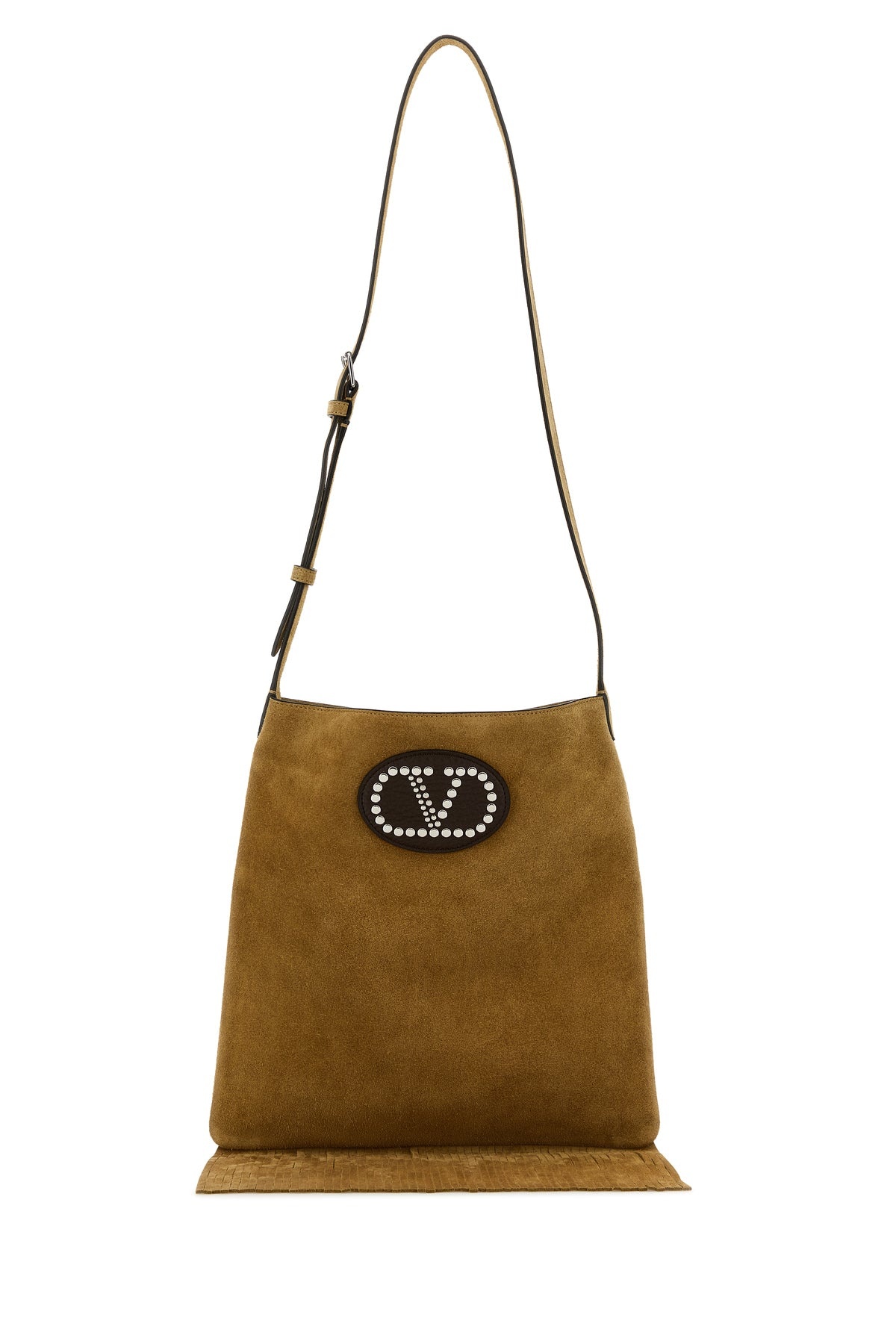 Beige suede Nellcôte crossbody bag - 1