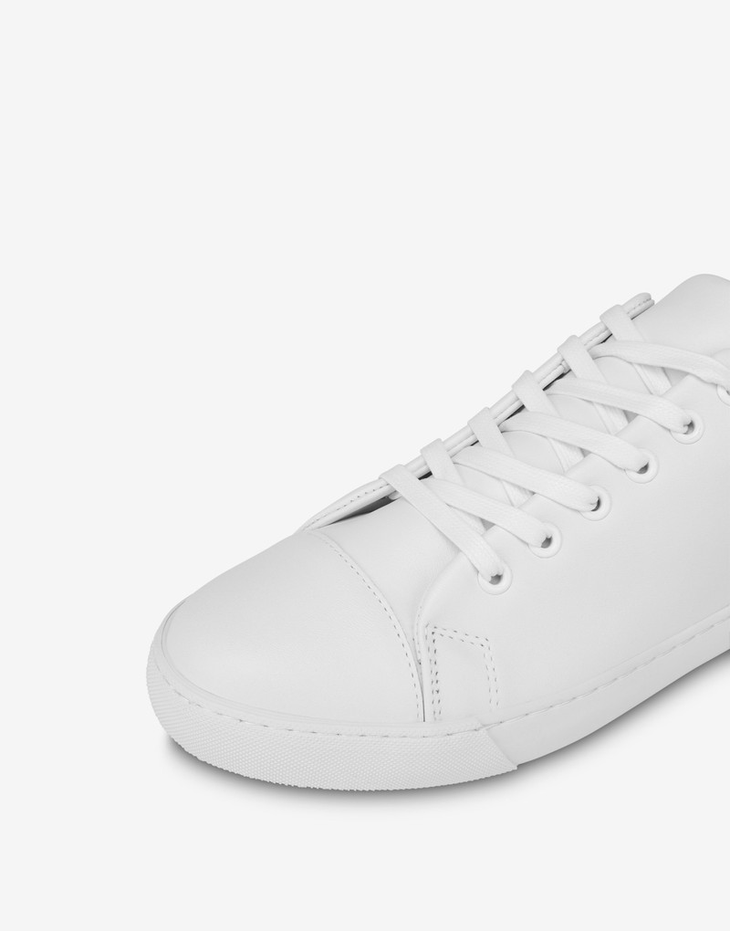MAXI LOGO CALFSKIN SNEAKERS 4