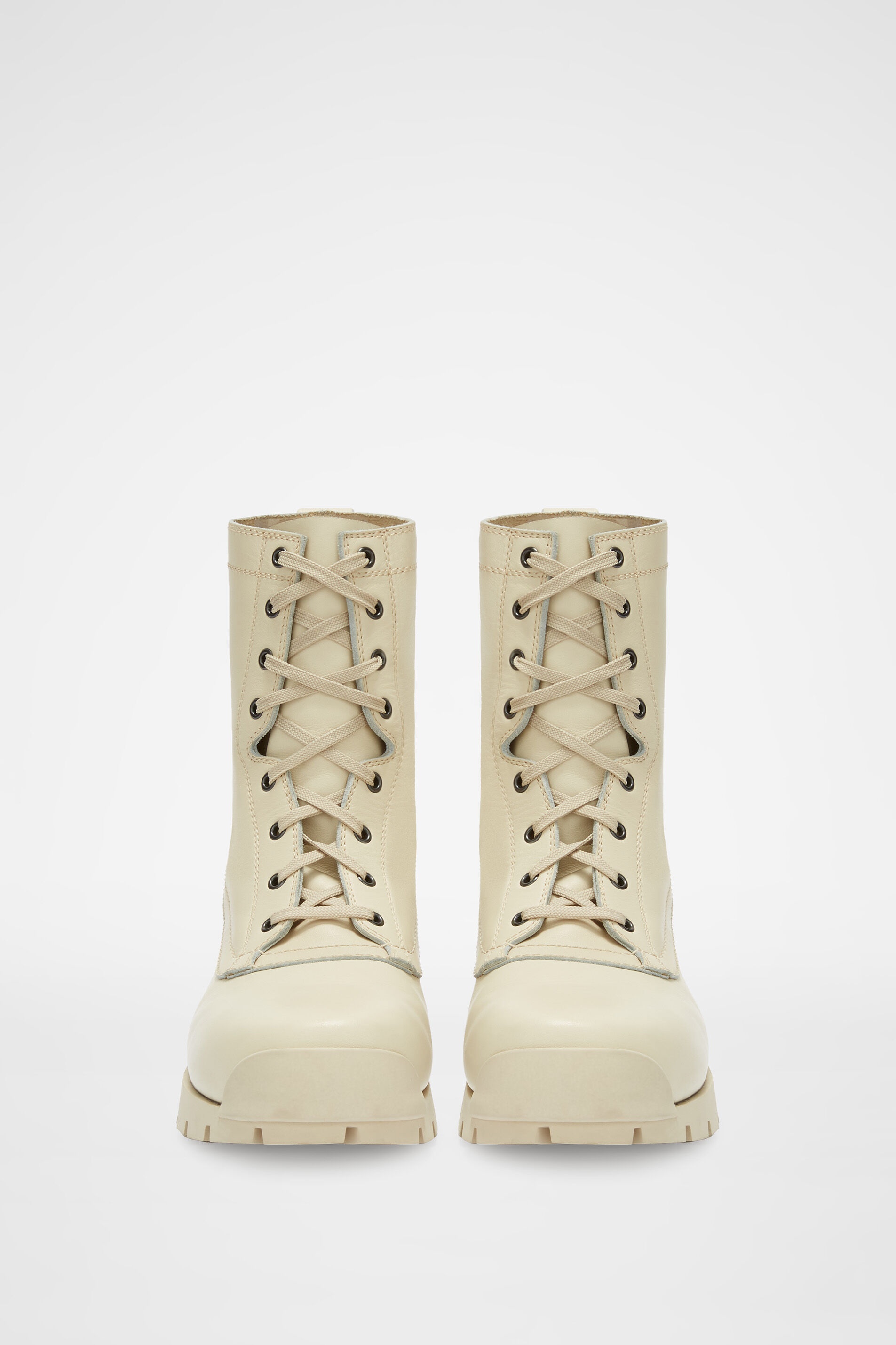 Lace-Up Boots - 5