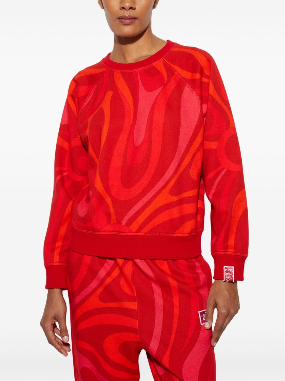 Marmo-print sweatshirt - 5