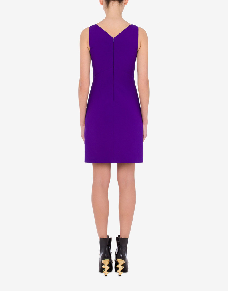 JEWEL FLOWER ENVERS SATIN DRESS 3