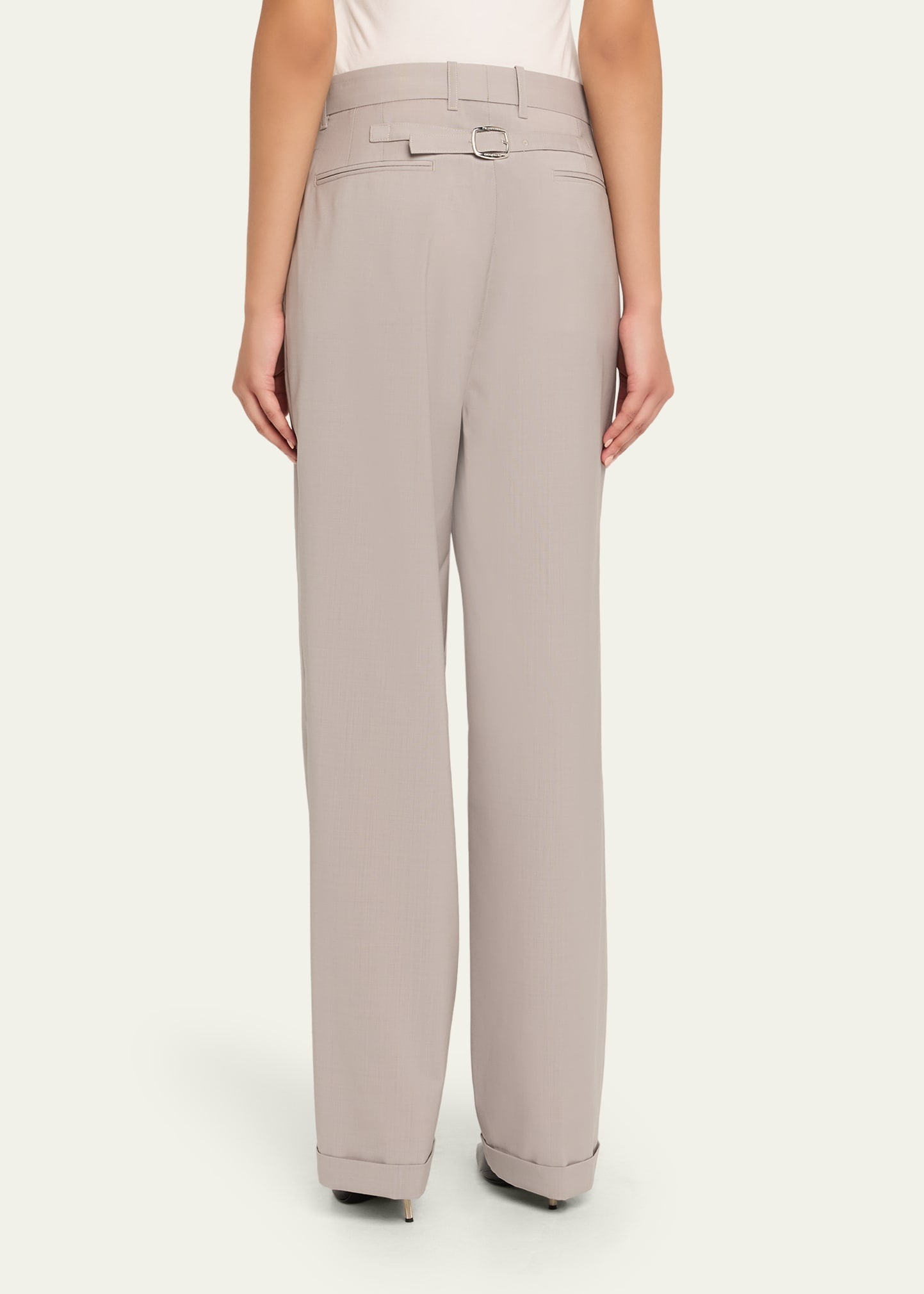 Jade Pleated Pants - 3