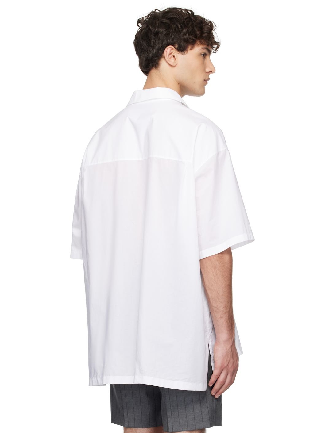 White Laurel Crown Emblem Shirt - 3