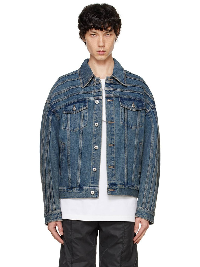 deconstructed denim 재킷 - 1