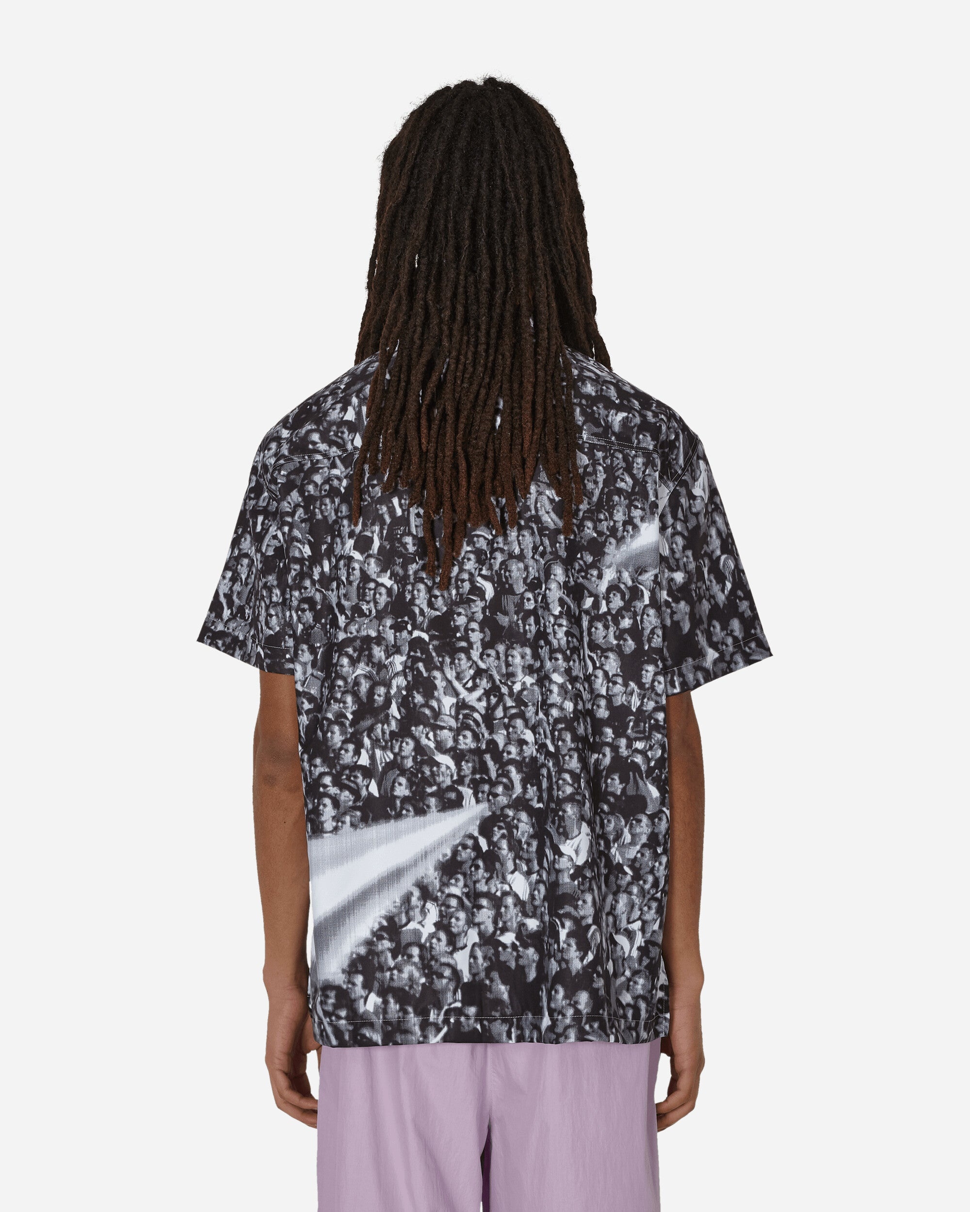 Printed Shortsleeve Shirt White / Black - 3