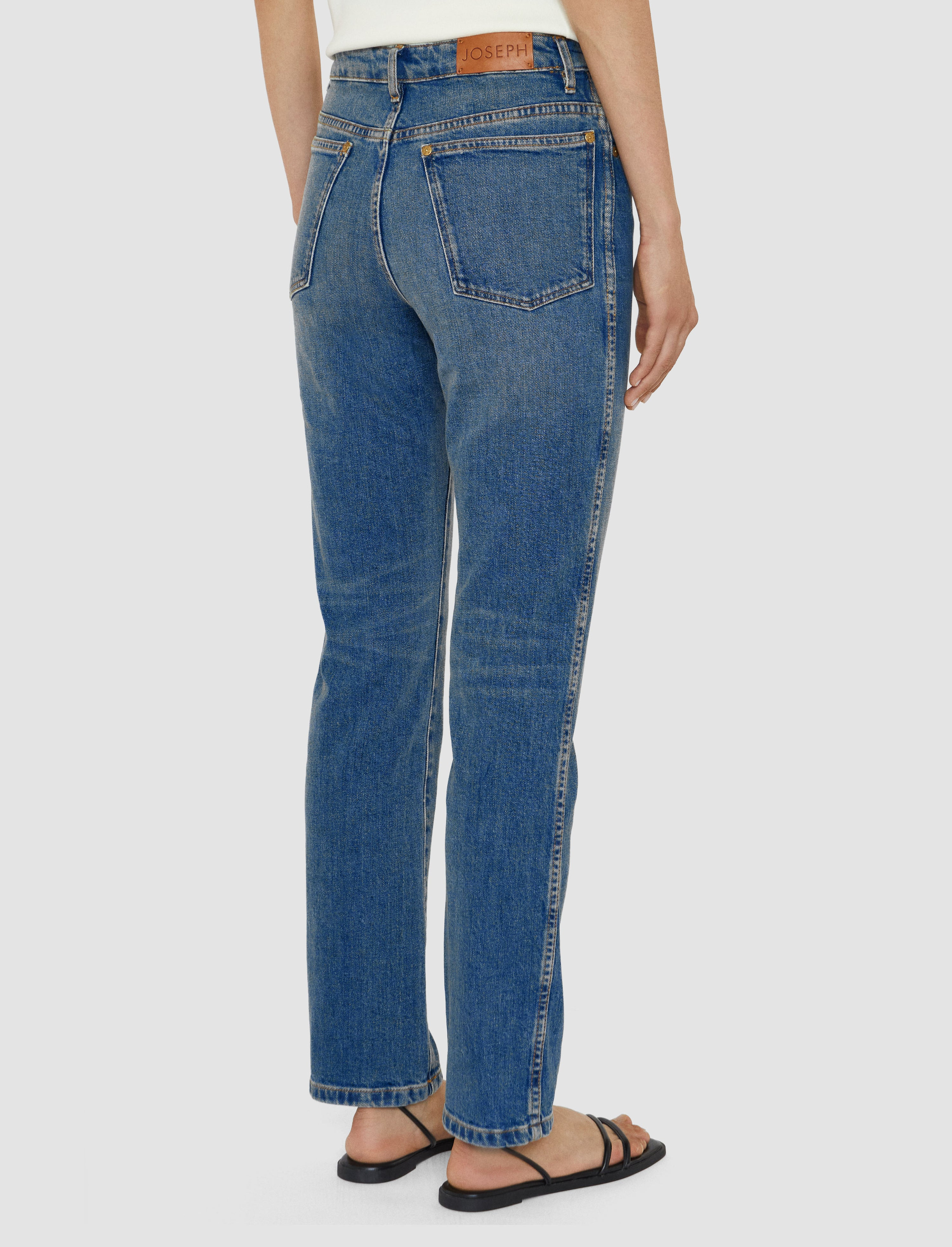 Denim Stretch York Trousers - 3