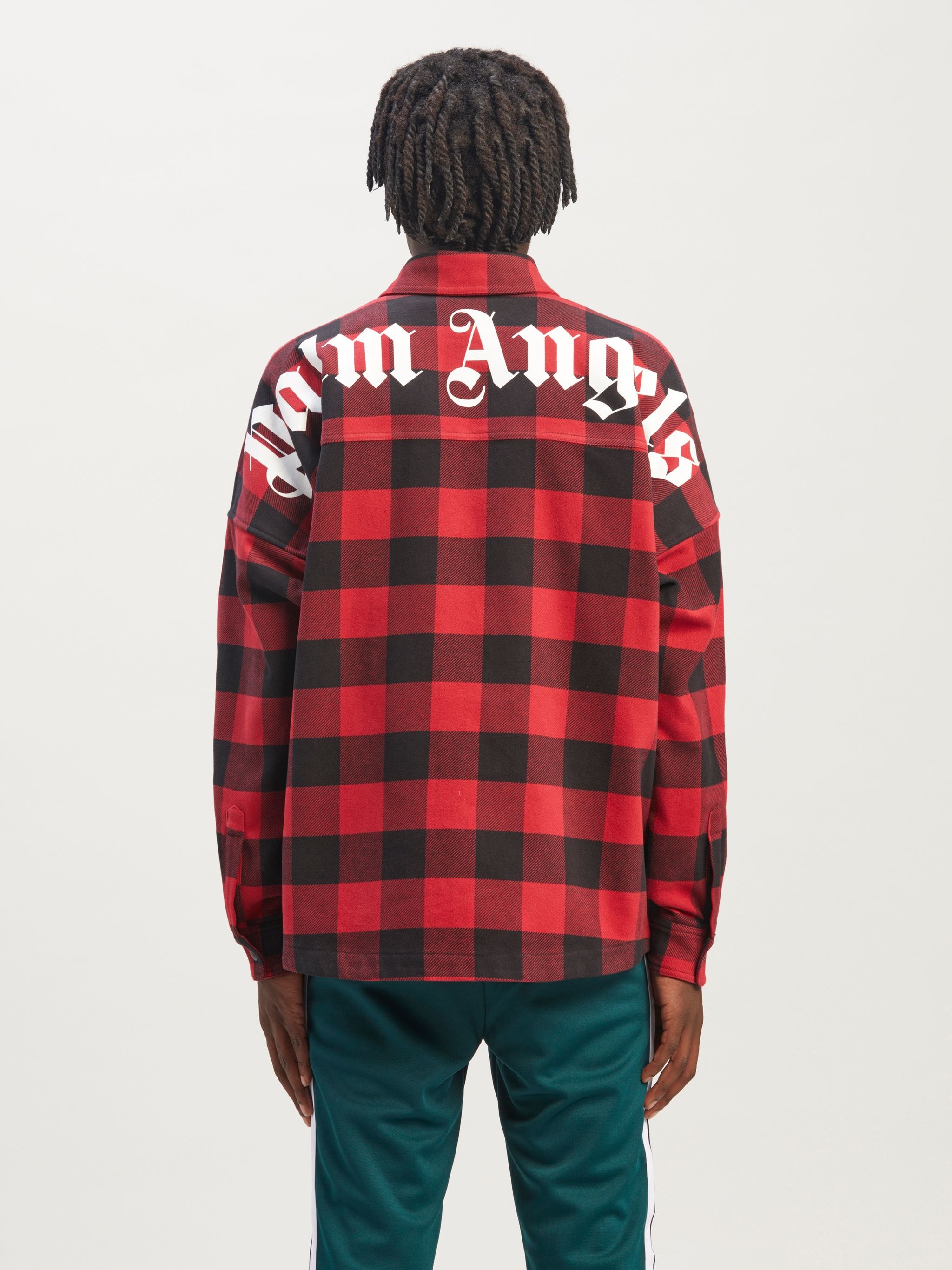 palm angels plaid shirt