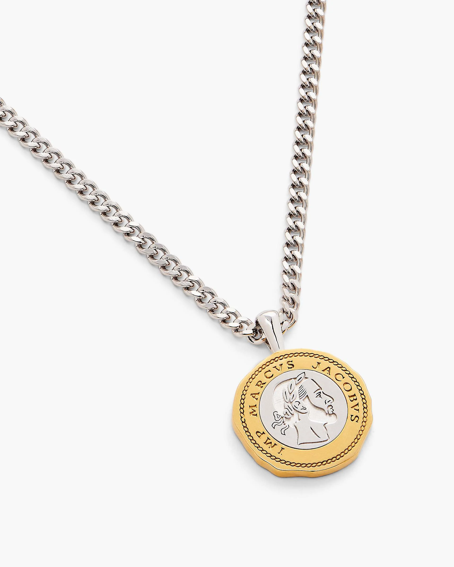 THE A.P.C X MARC JACOBS COIN PENDANT - 1