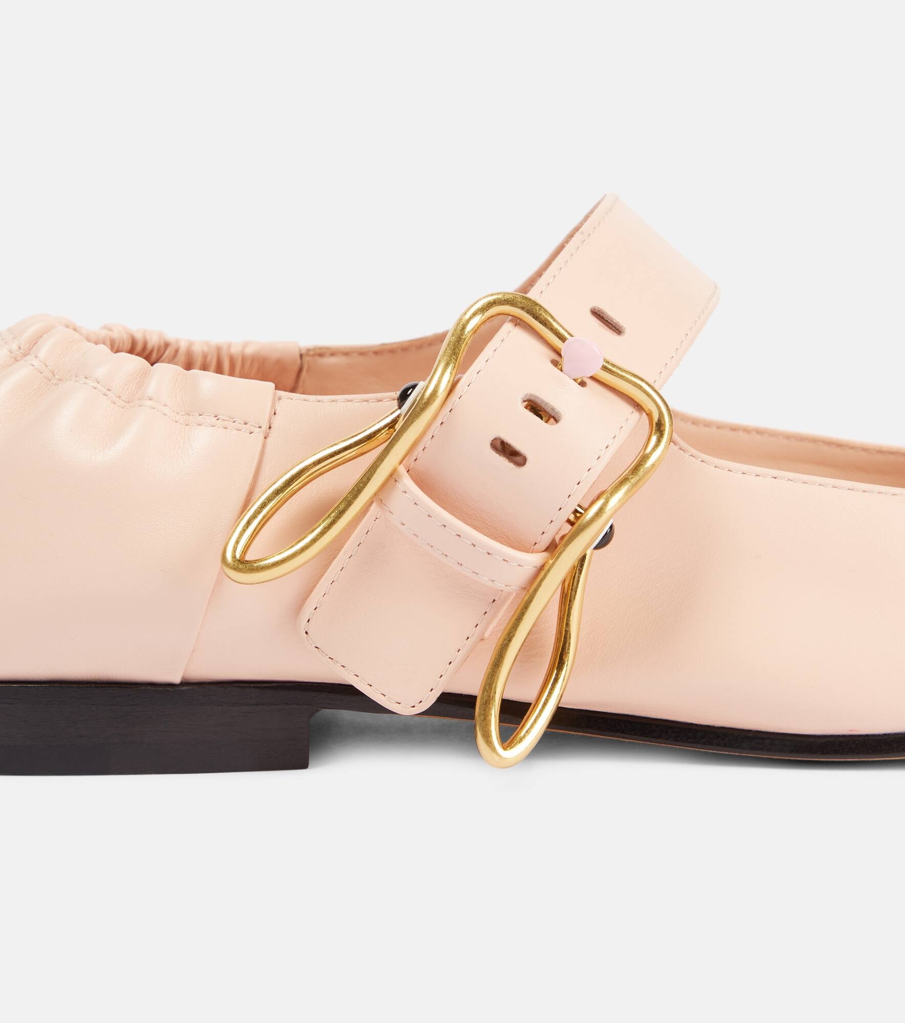 Astaire leather Mary Jane flats - 5