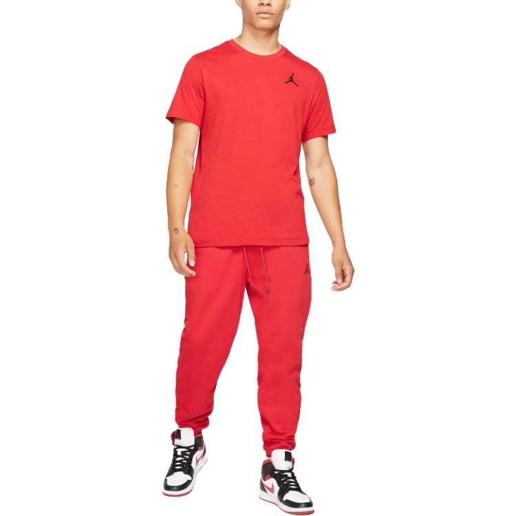 Air Jordan Jumpman Short-Sleeve T-Shirt 'Gym Red Black' DC7485-687 - 3