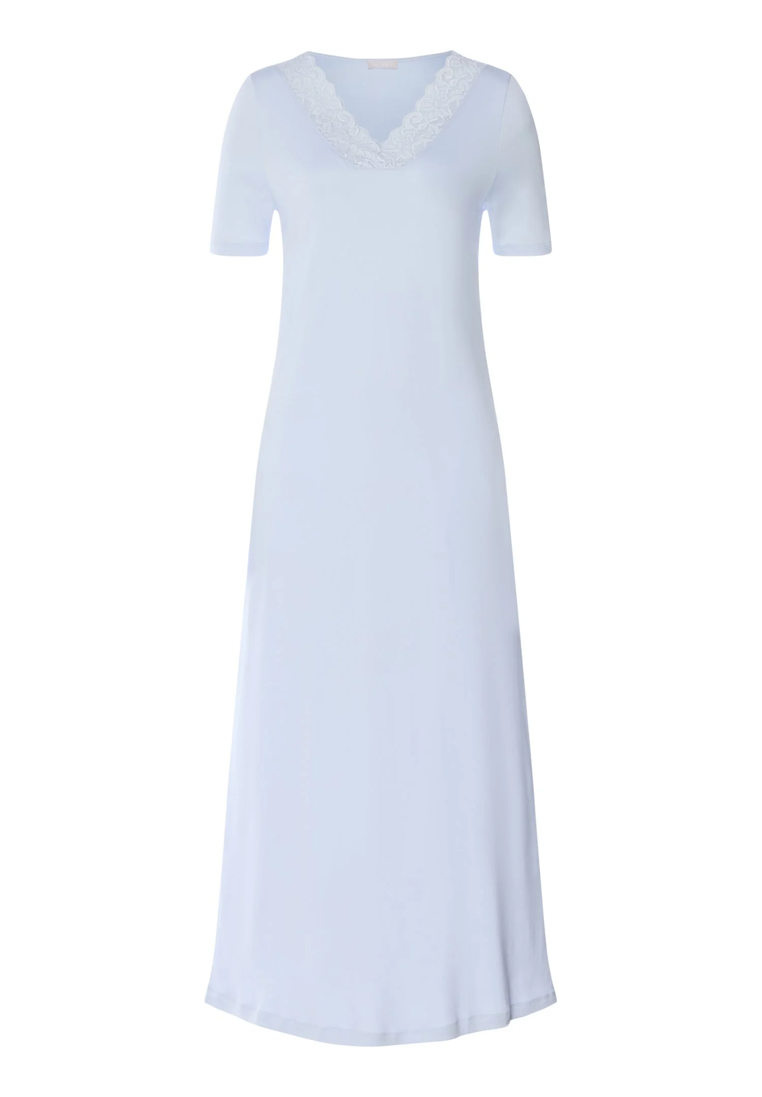 Moments Lace Trim Cotton Nightgown - 1