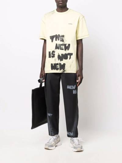 ADER error abstract slogan-print T-shirt outlook