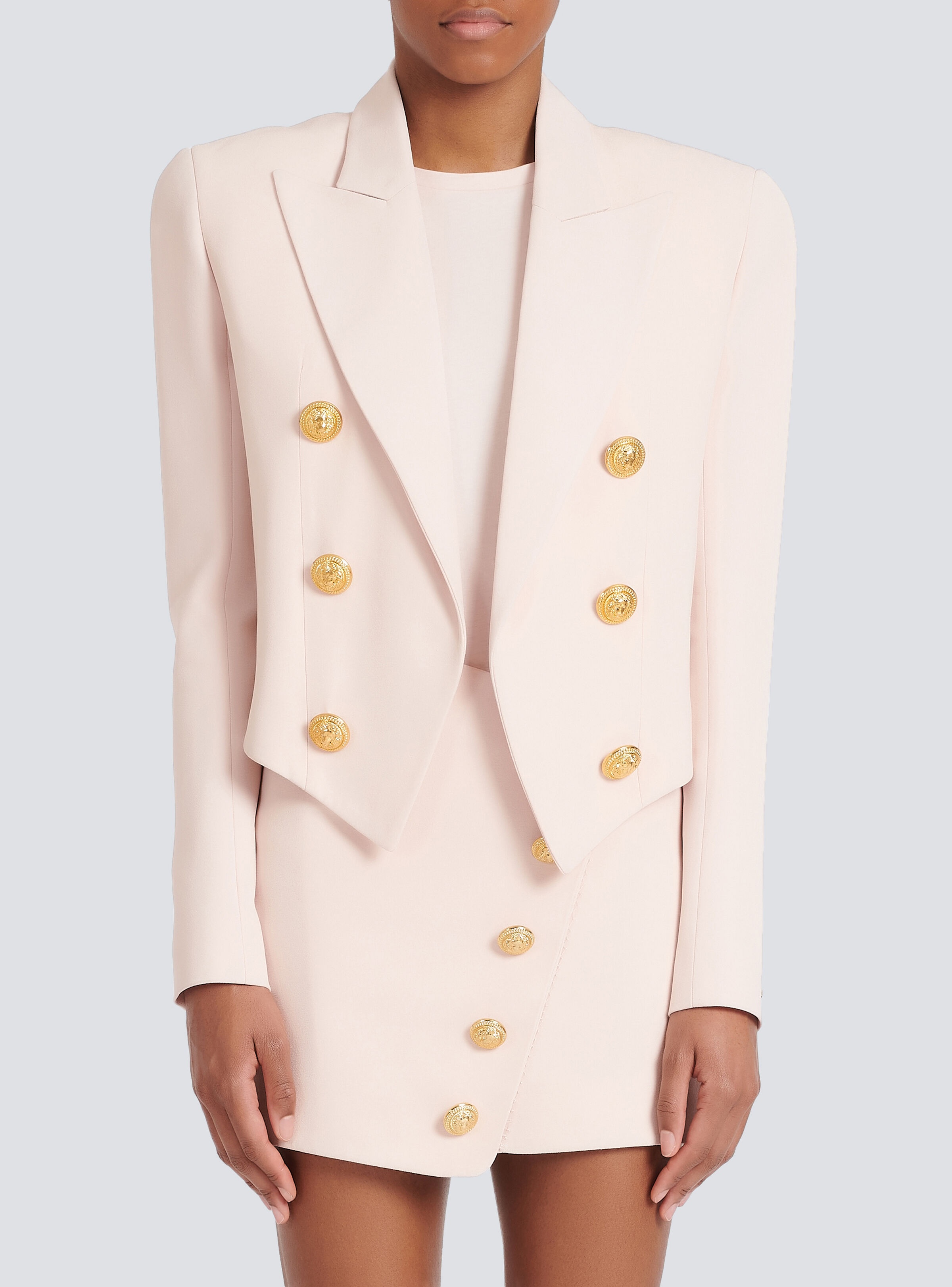 Crêpe spencer jacket - 6