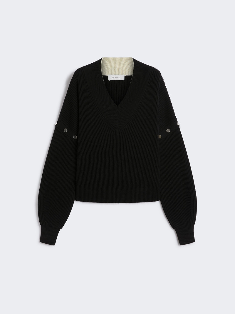 TAY Oversized jumper with detachable sleeves 1