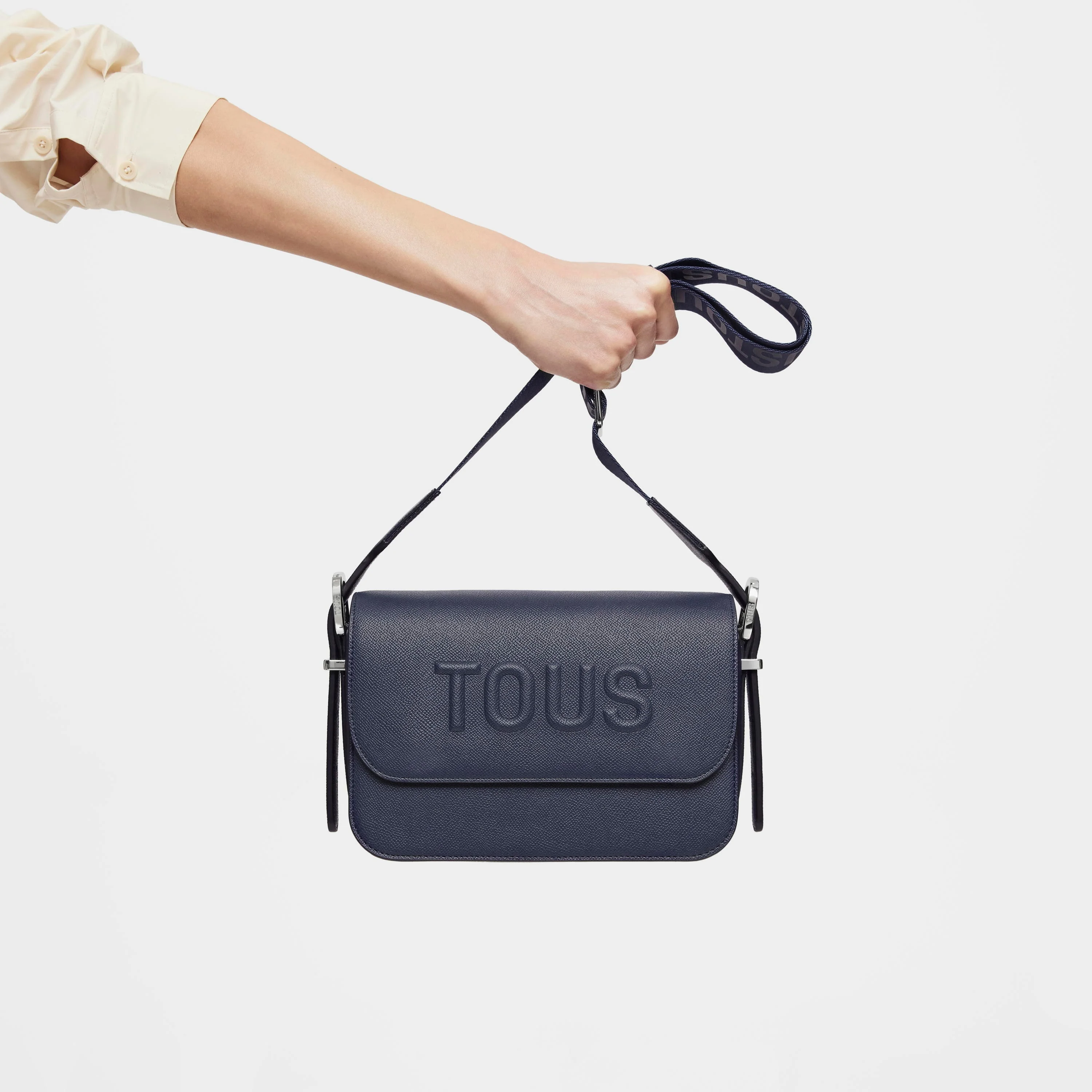 Medium navy blue Crossbody bag TOUS Brenda - 1