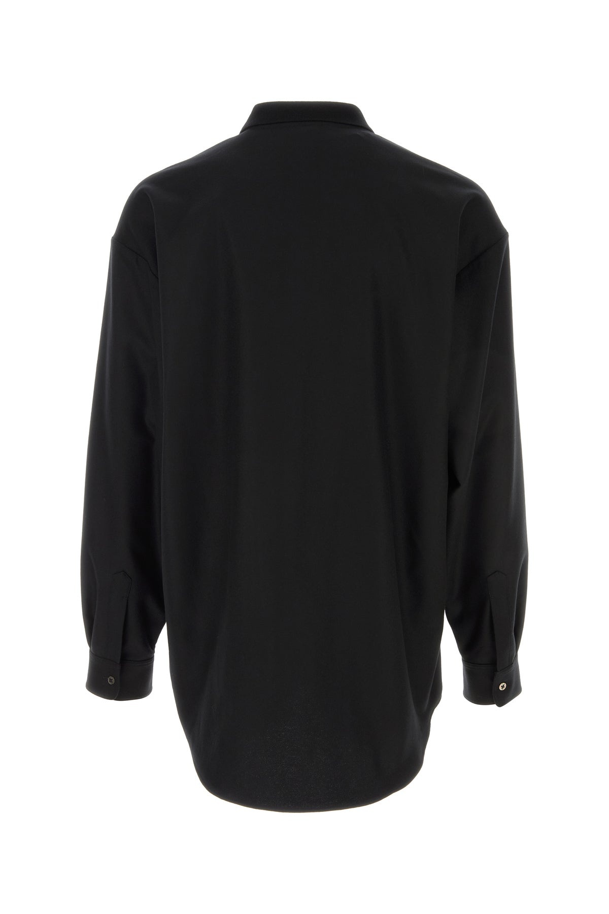 Black wool blend Stendhal shirt - 2