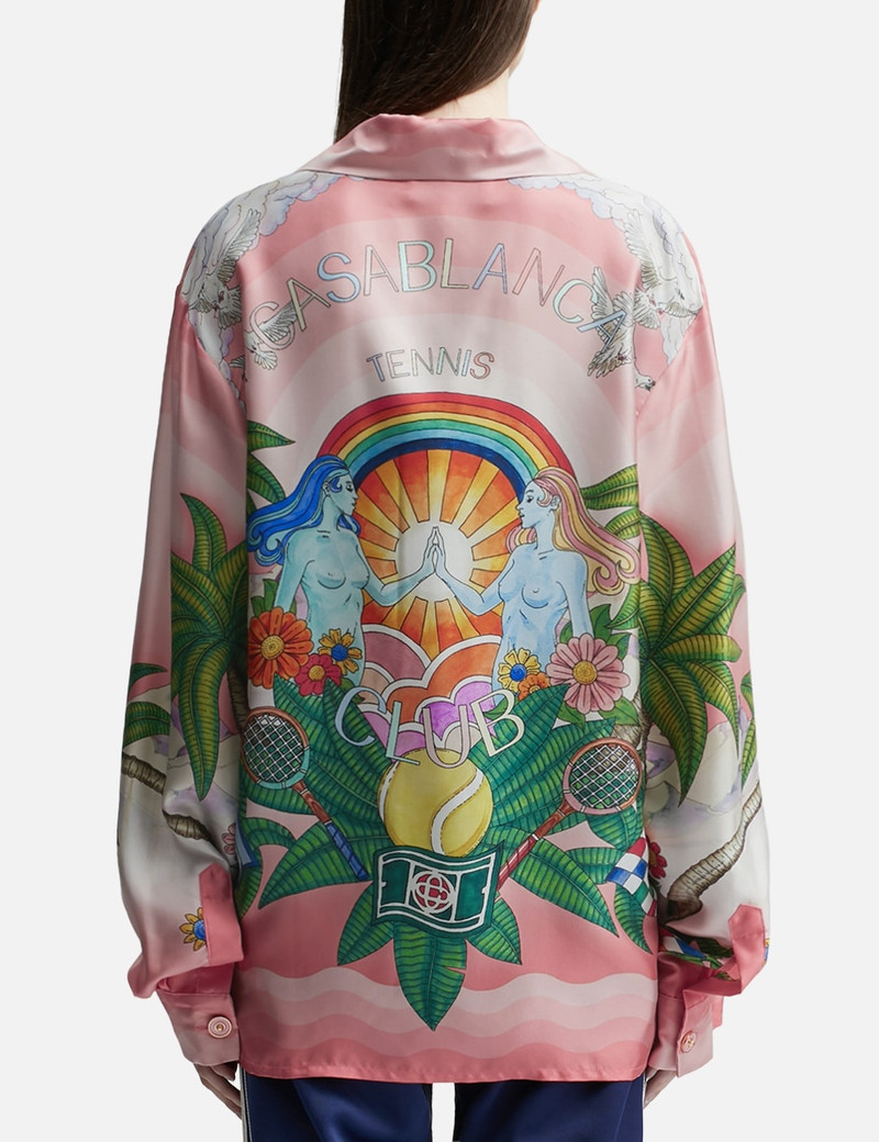 PAIX ET AMOUR TENNIS CLUB SILK SHIRT 3