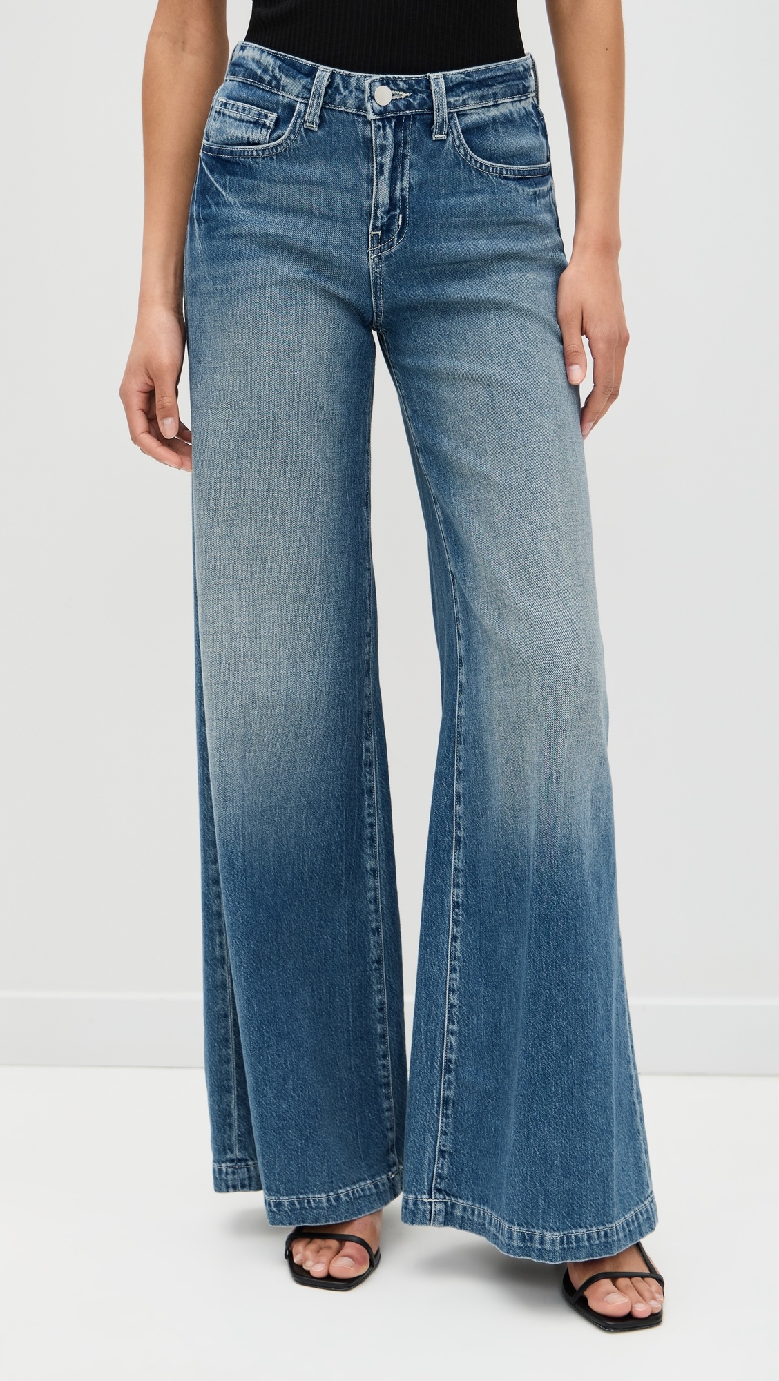 Quincy High Rise Wide Leg Jeans - 6