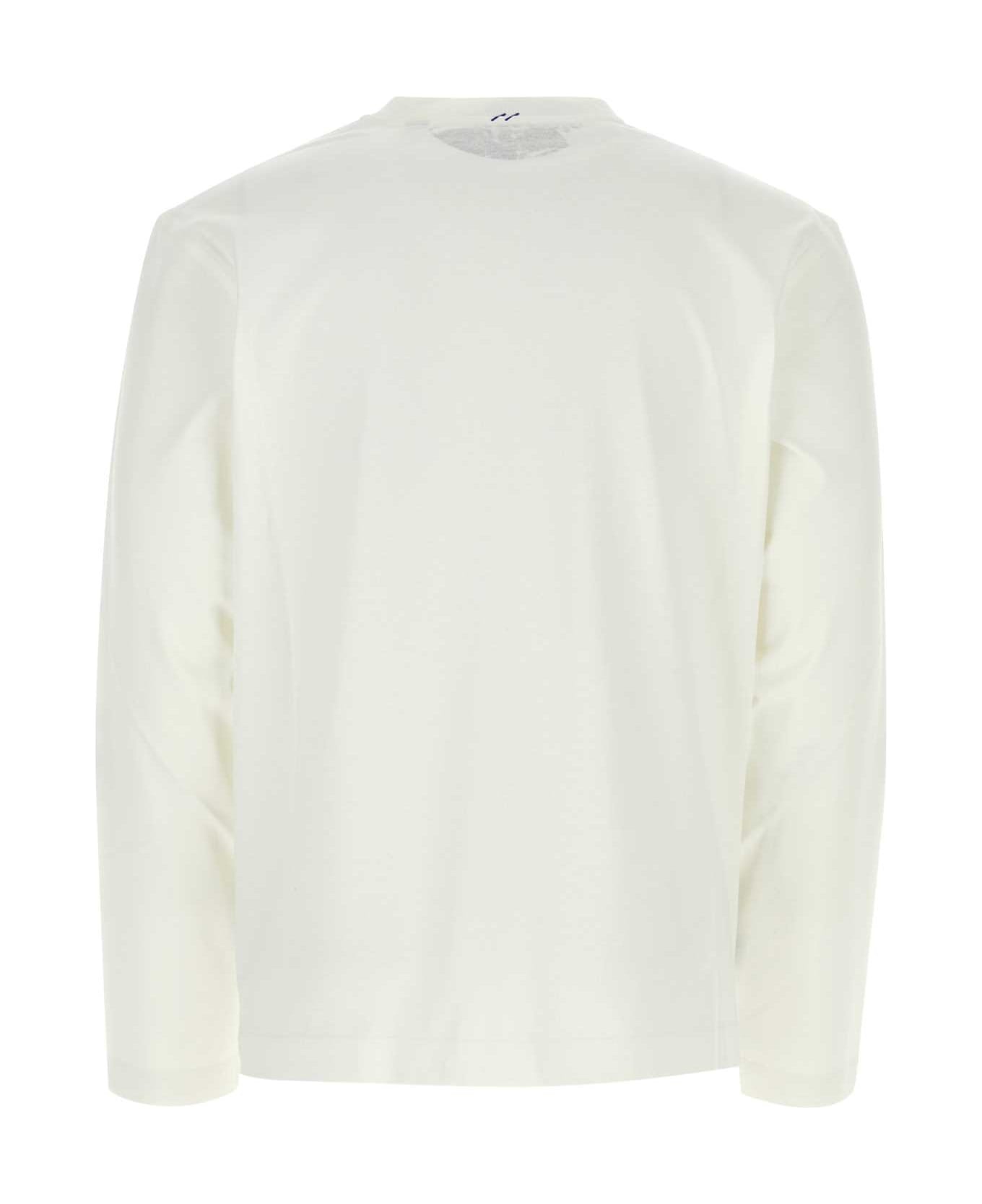 White Cotton T-shirt - 2
