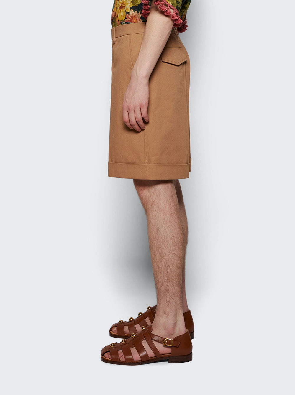 Bermuda Shorts Light Camel - 4