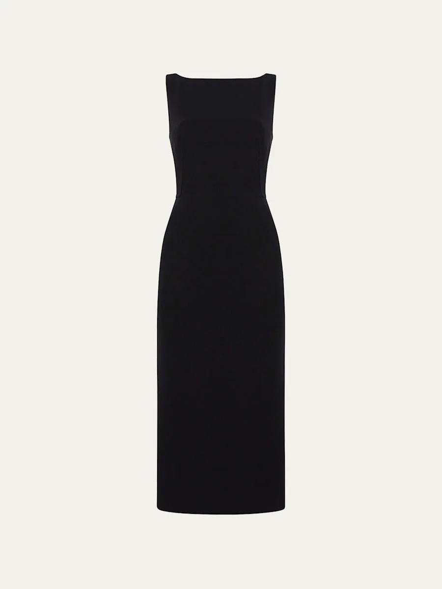 Doppio Fitted Midi Dress - 1