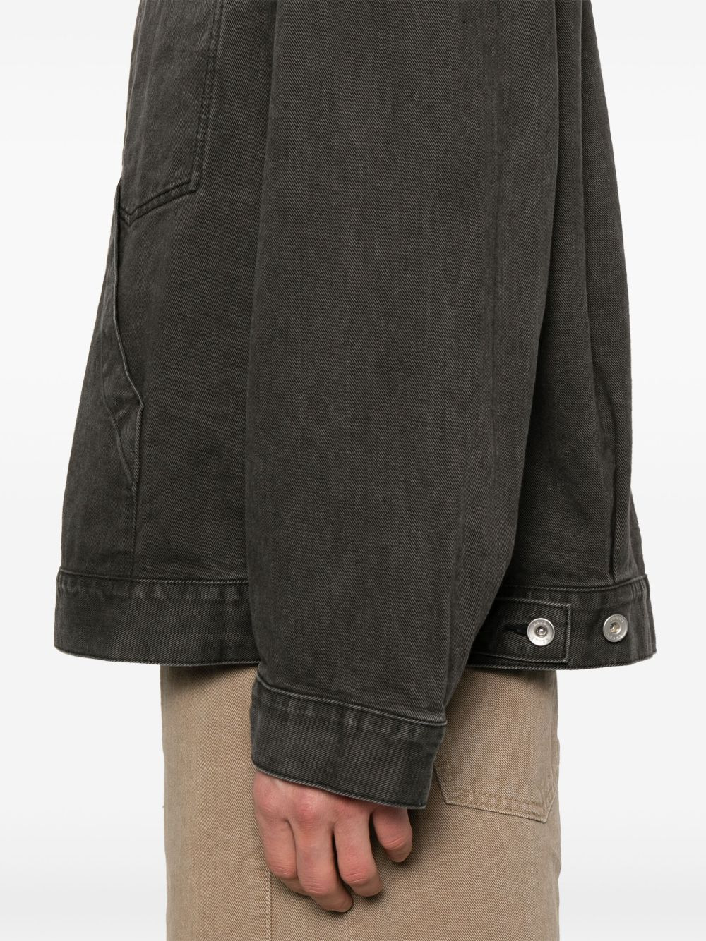 Sacai Men Cotton Hooded Jacket - 4