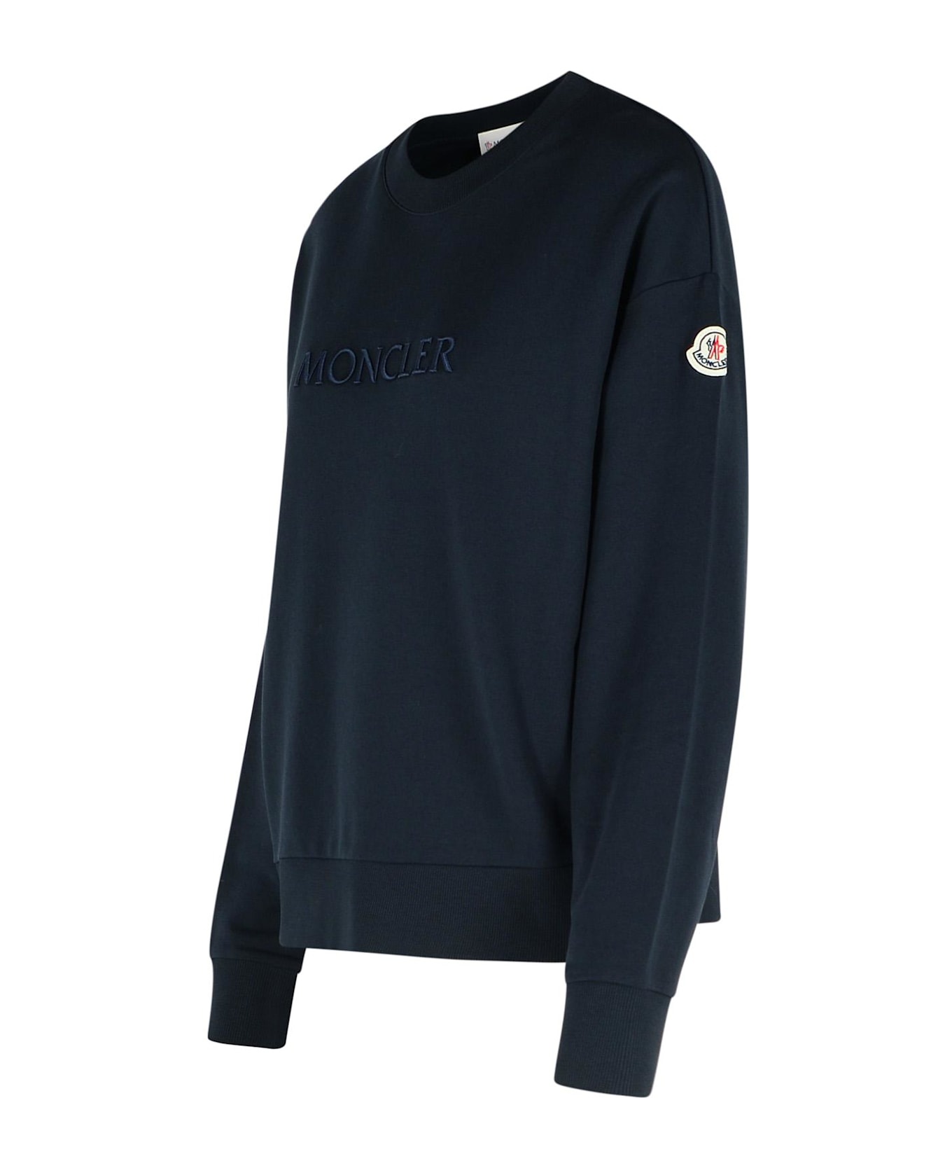 Navy Cotton Sweatshirt - 2