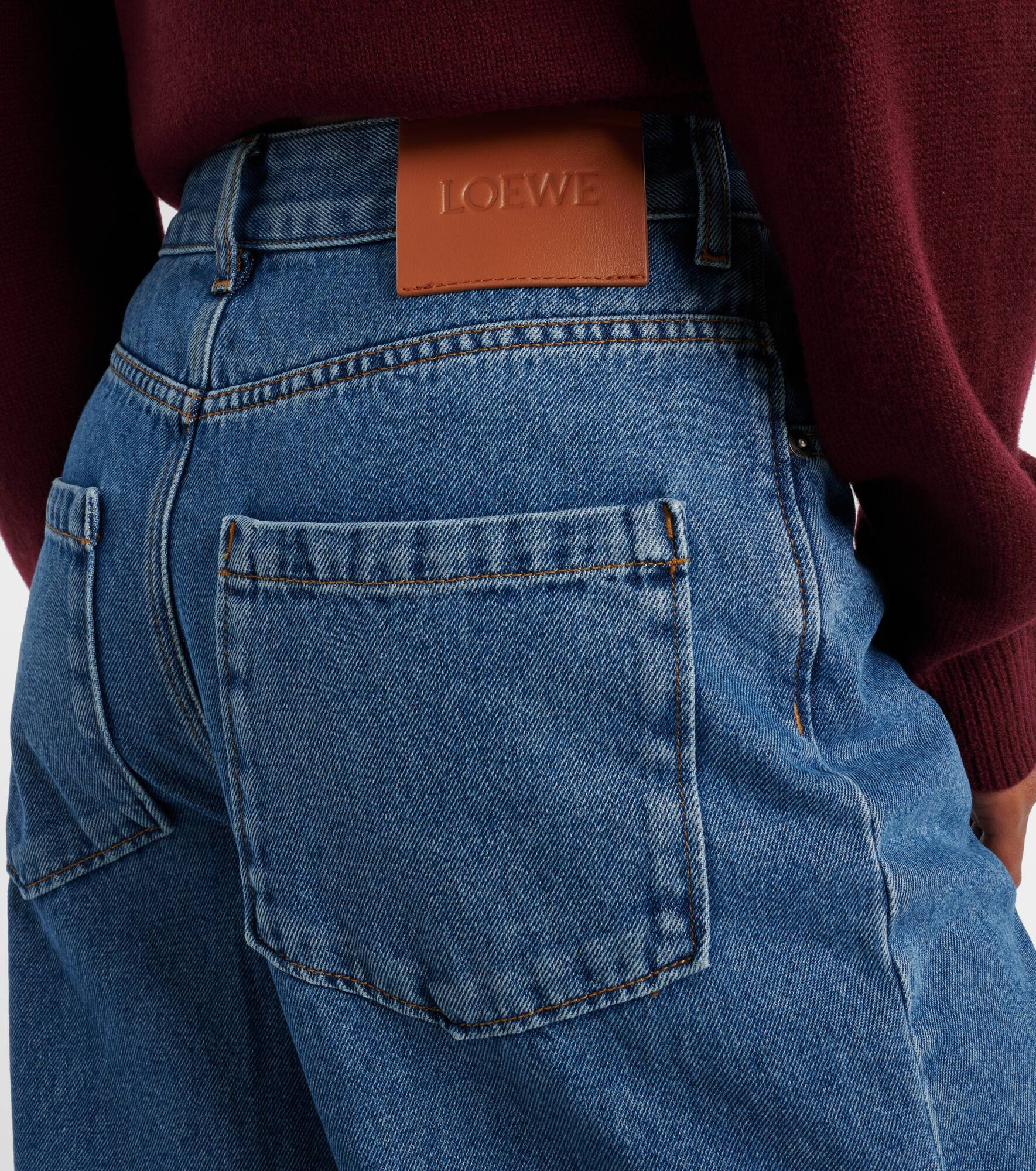 Anagram wide-leg jeans - 6