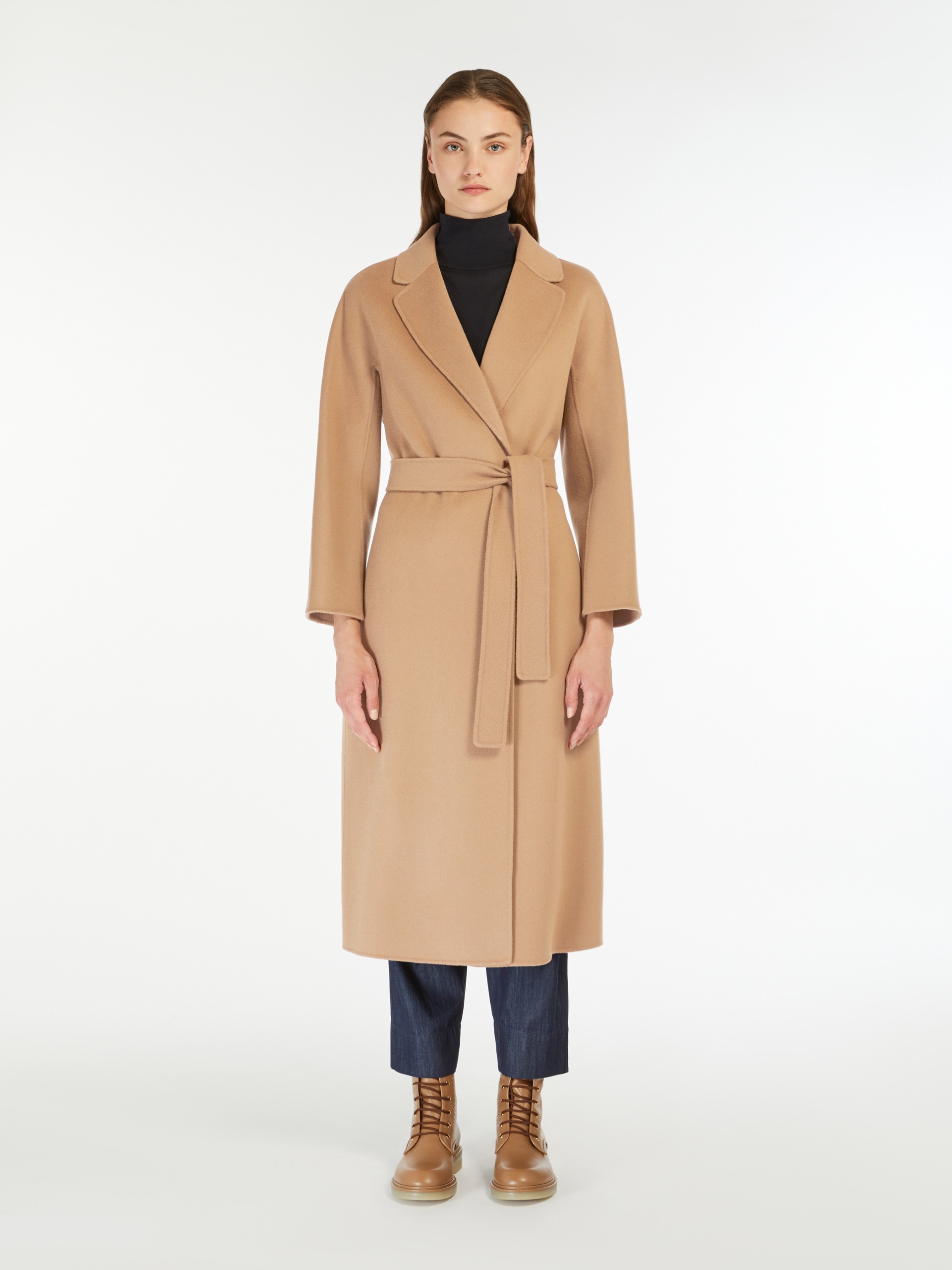 ESTURIA Wool broadcloth midi coat - 3