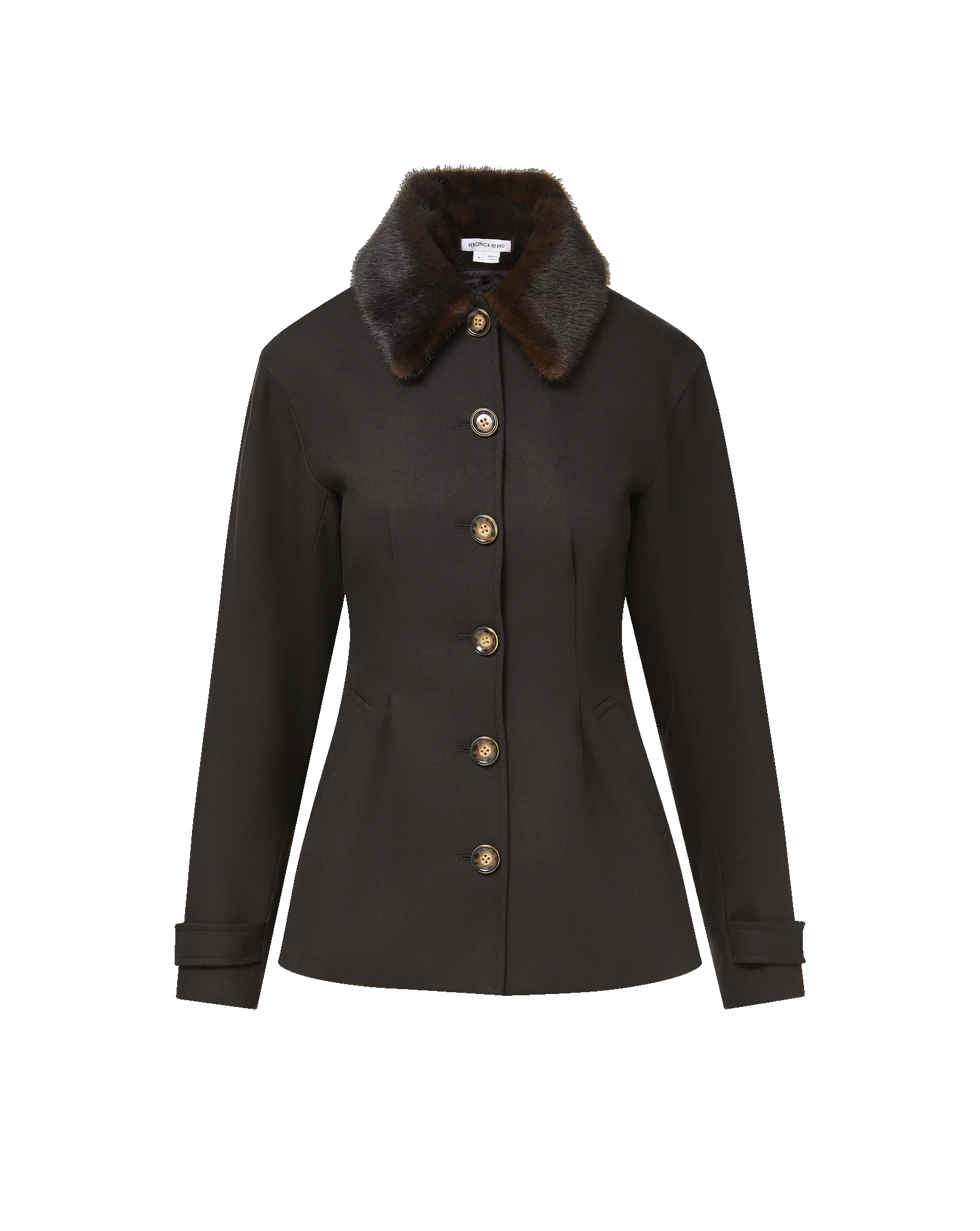 SEVERINE REMOVABLE-COLLAR TAILORED DICKEY JACKET - 1