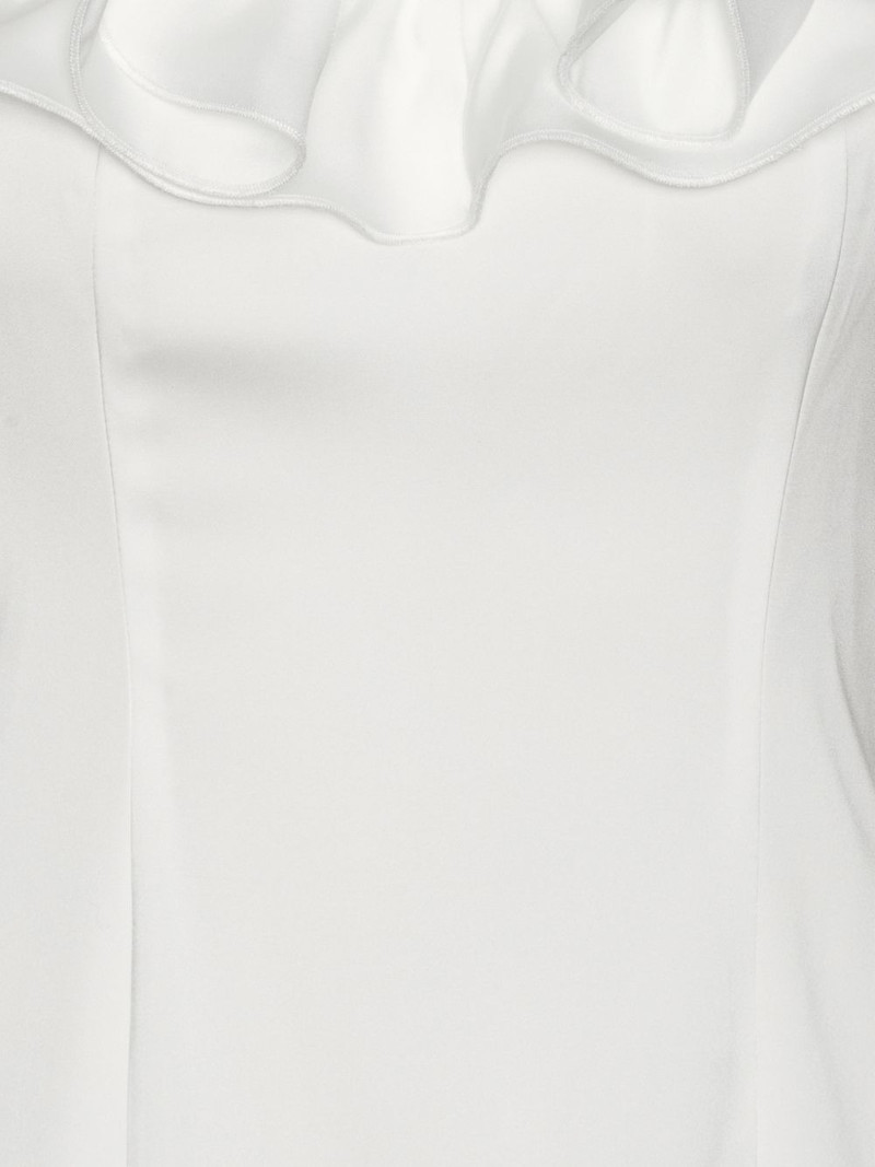 ruffle satin mini dress 6