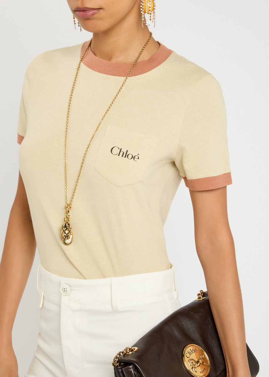 Chloe Logo-printed Cotton T-shirt - 5