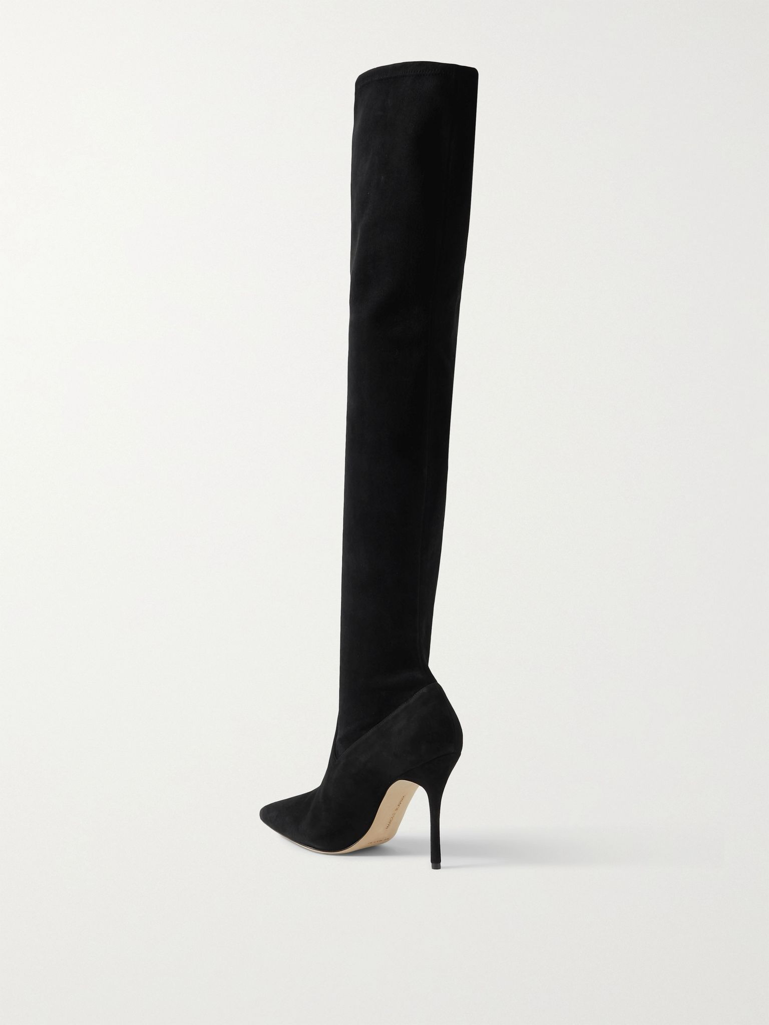 Pascalarehi 105 suede over-the-knee boots Black - 3
