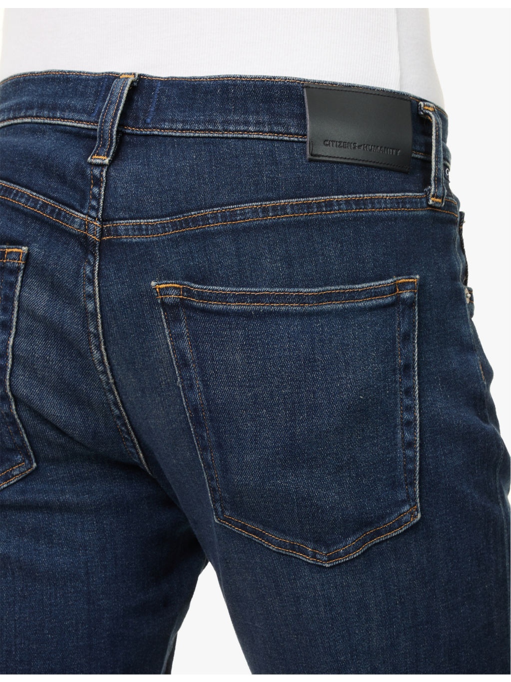 Gage regular-fit straight-leg mid-rise stretch-denim and cashmere jeans - 6