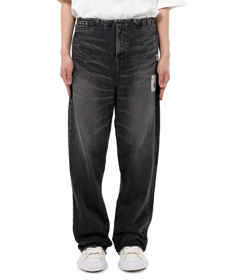 Waist Hem Denim Pants 3