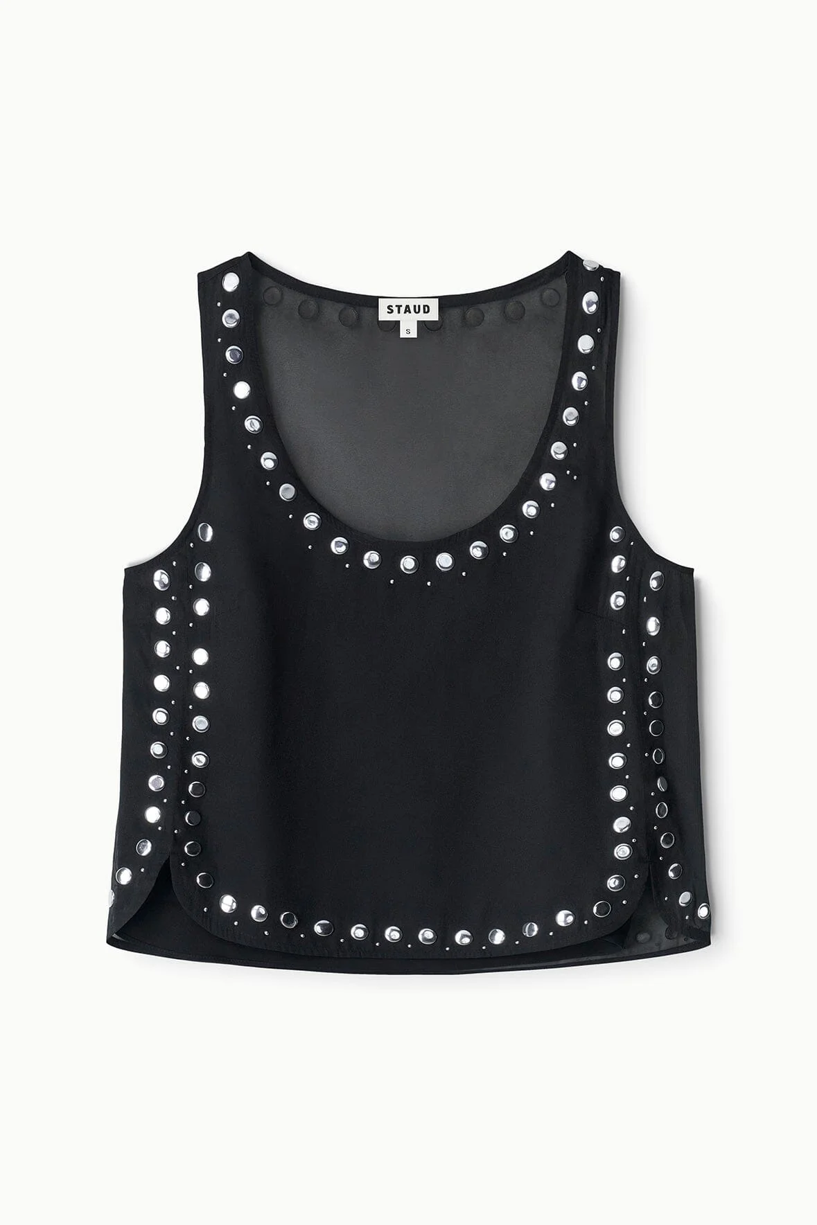 STAUD CARA TOP BLACK STUDS - 1